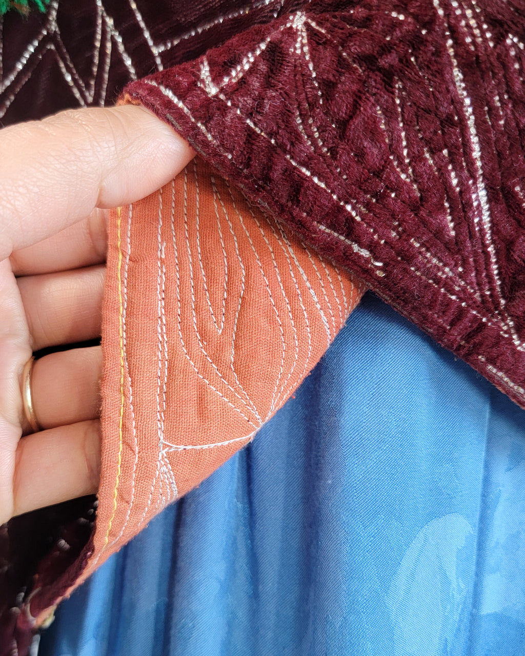 Afghan Heavily Beaded Mirrored Traditional Dress Bodice