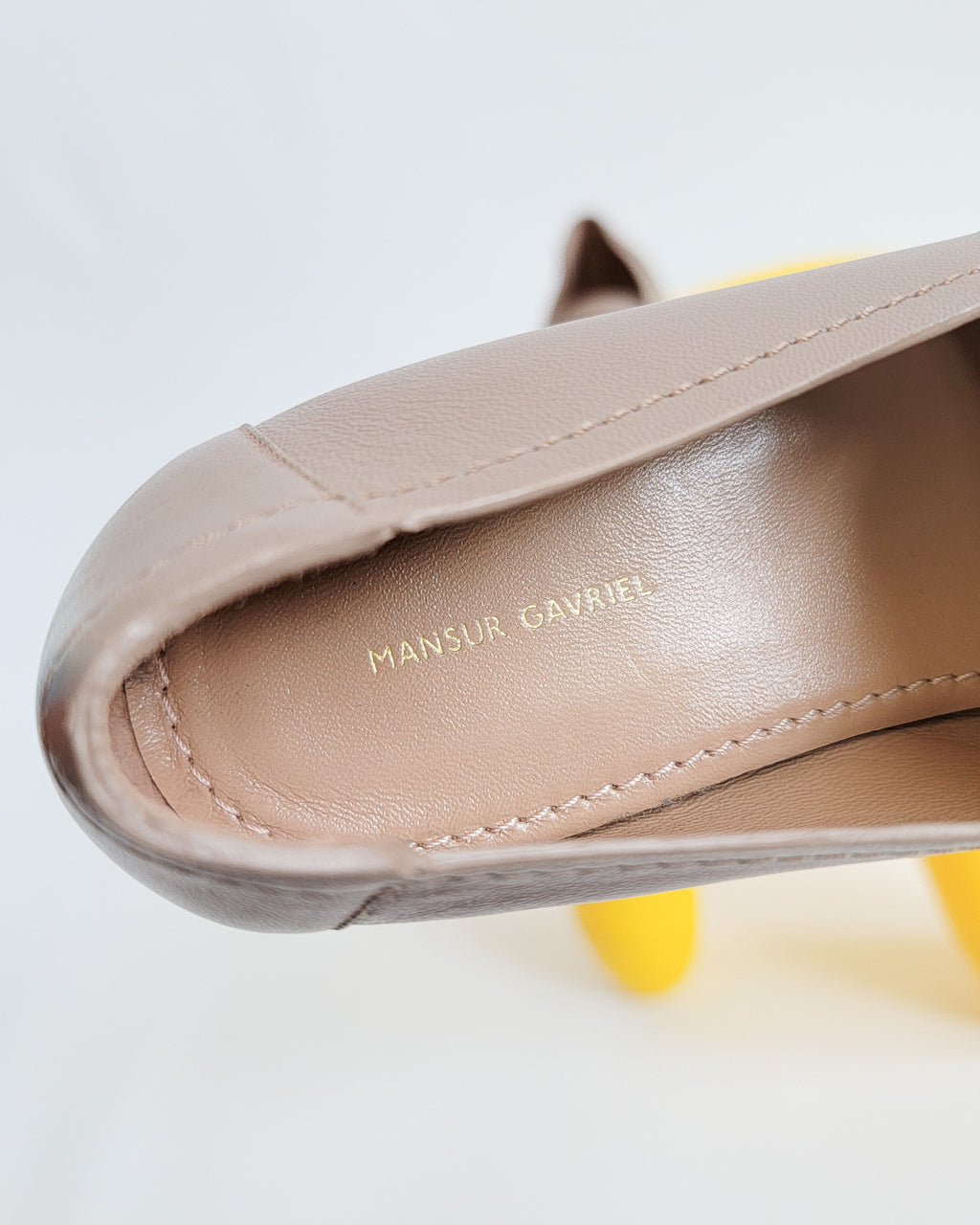 Mansur Gavriel Square Toe Leather Loafers Sz 6.5