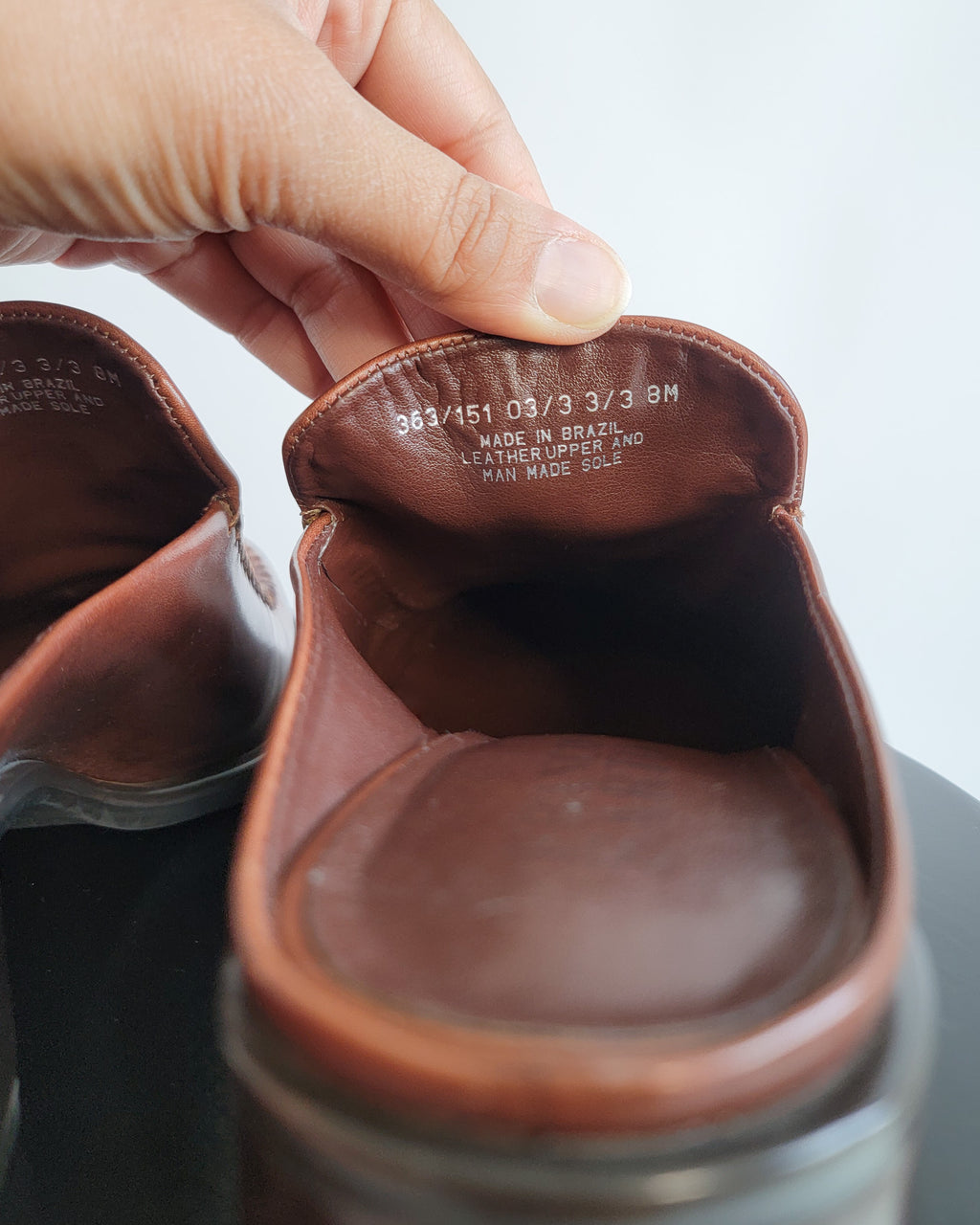 00s Franco Sarto Brown Leather Mules Sz 8