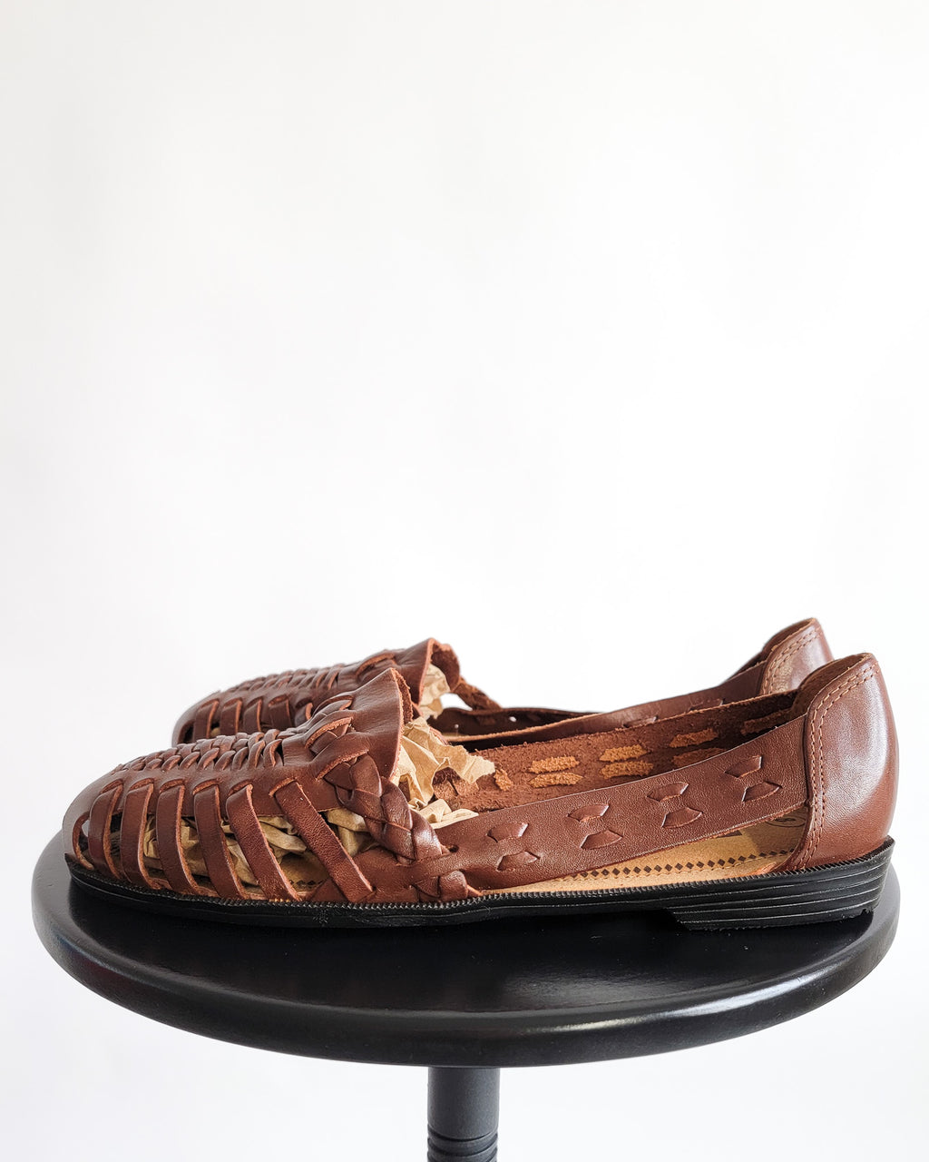 90s Deadstock Predictions Brazilian Leather Sandals Sz 8