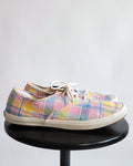 1983 Keds Pastel Plaid Shoe Sz 9.5