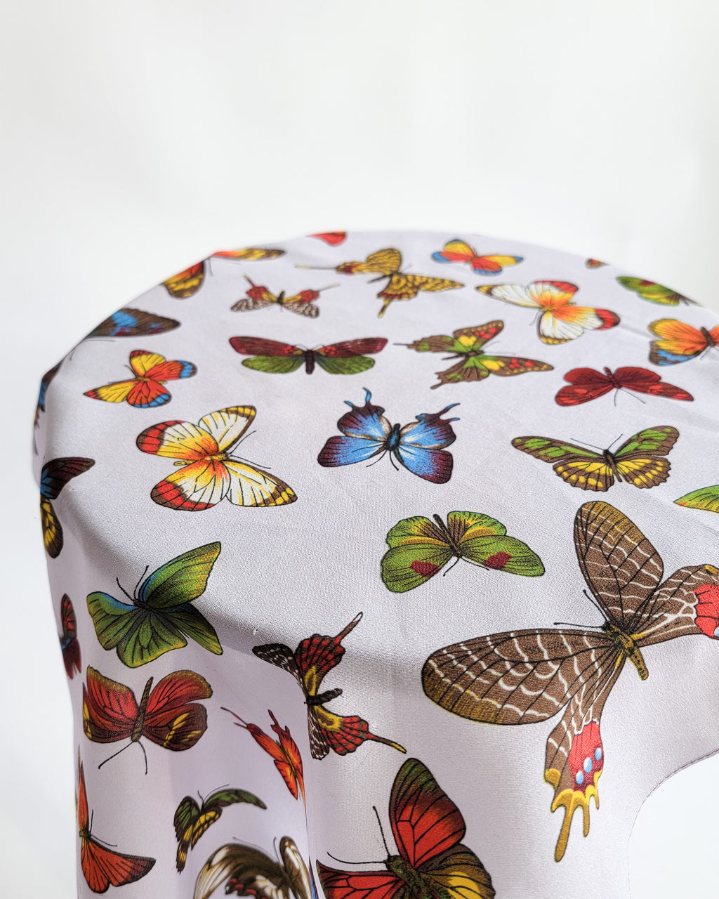 90s Colorful Butterflies Lavender Scarf