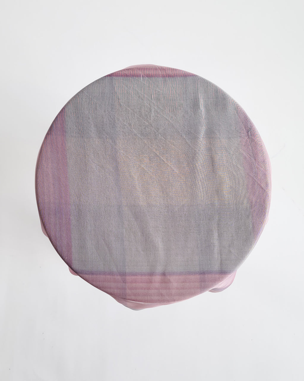 90s Sheer Pastel Plaid Scarf