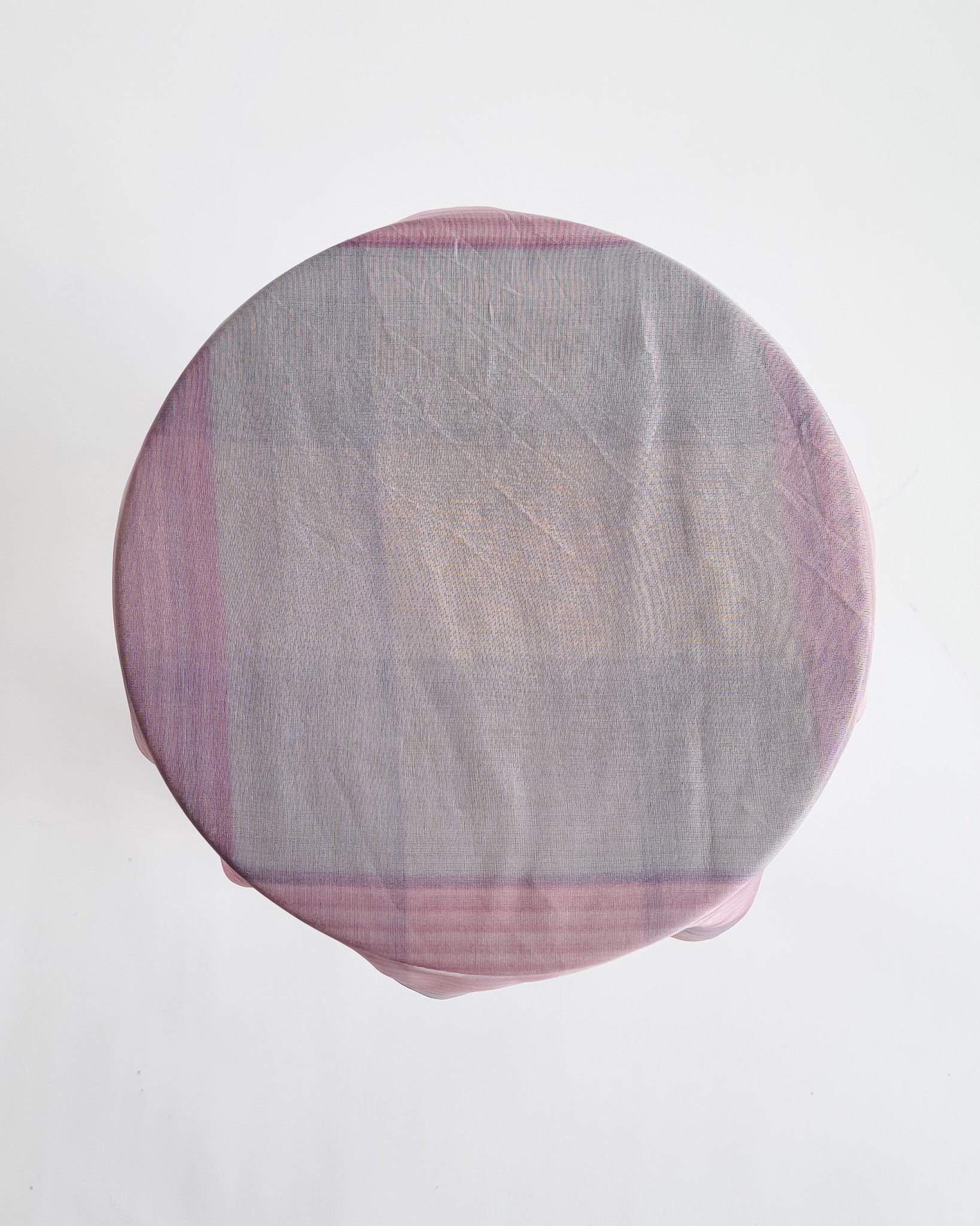 90s Sheer Pastel Plaid Scarf