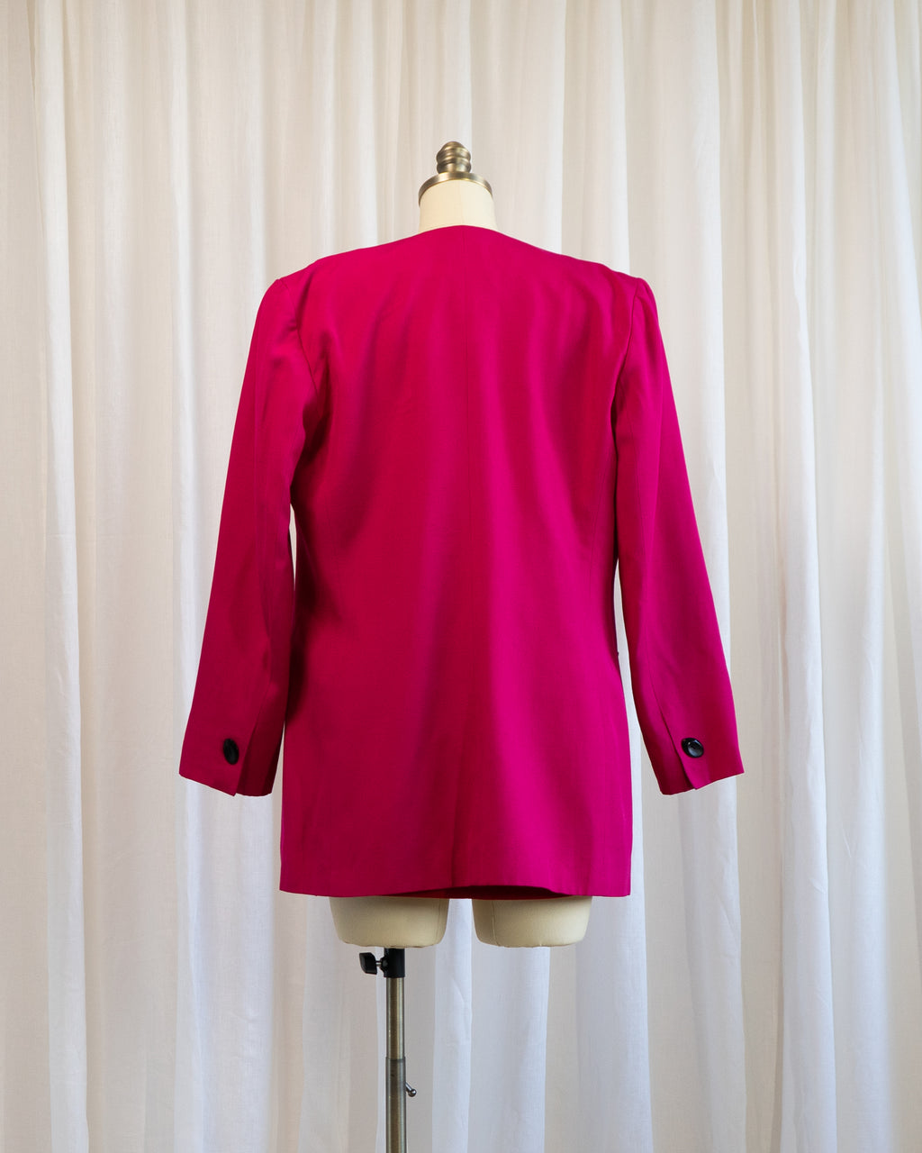 1990s Hot Pink Chili Red Suit Set