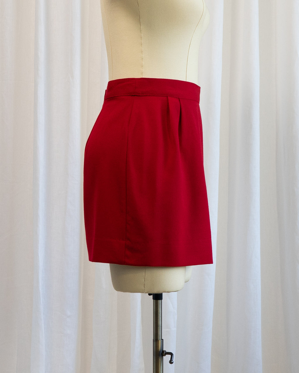 1990s Hot Pink Chili Red Suit Set