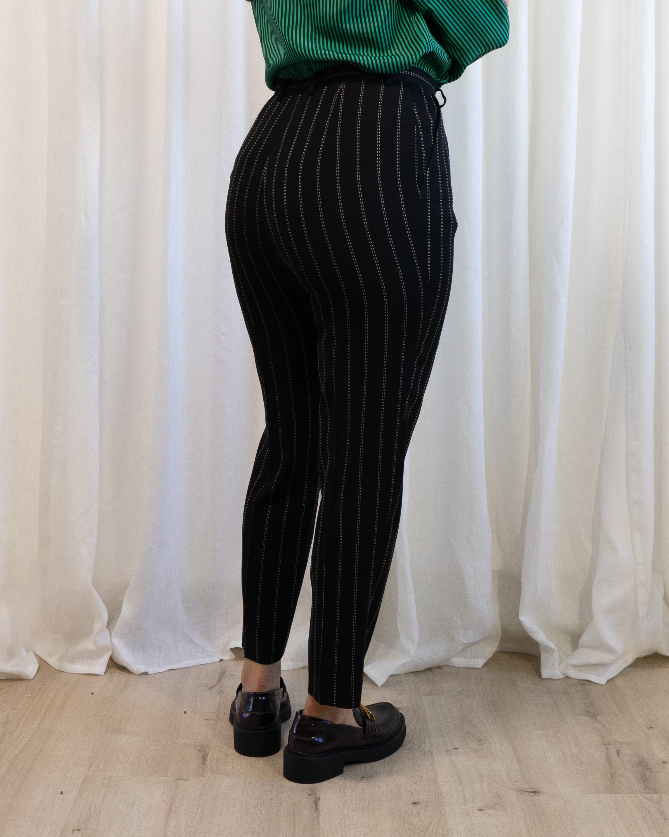 1980s Escada by Margaretha Ley Pinstriped Suit