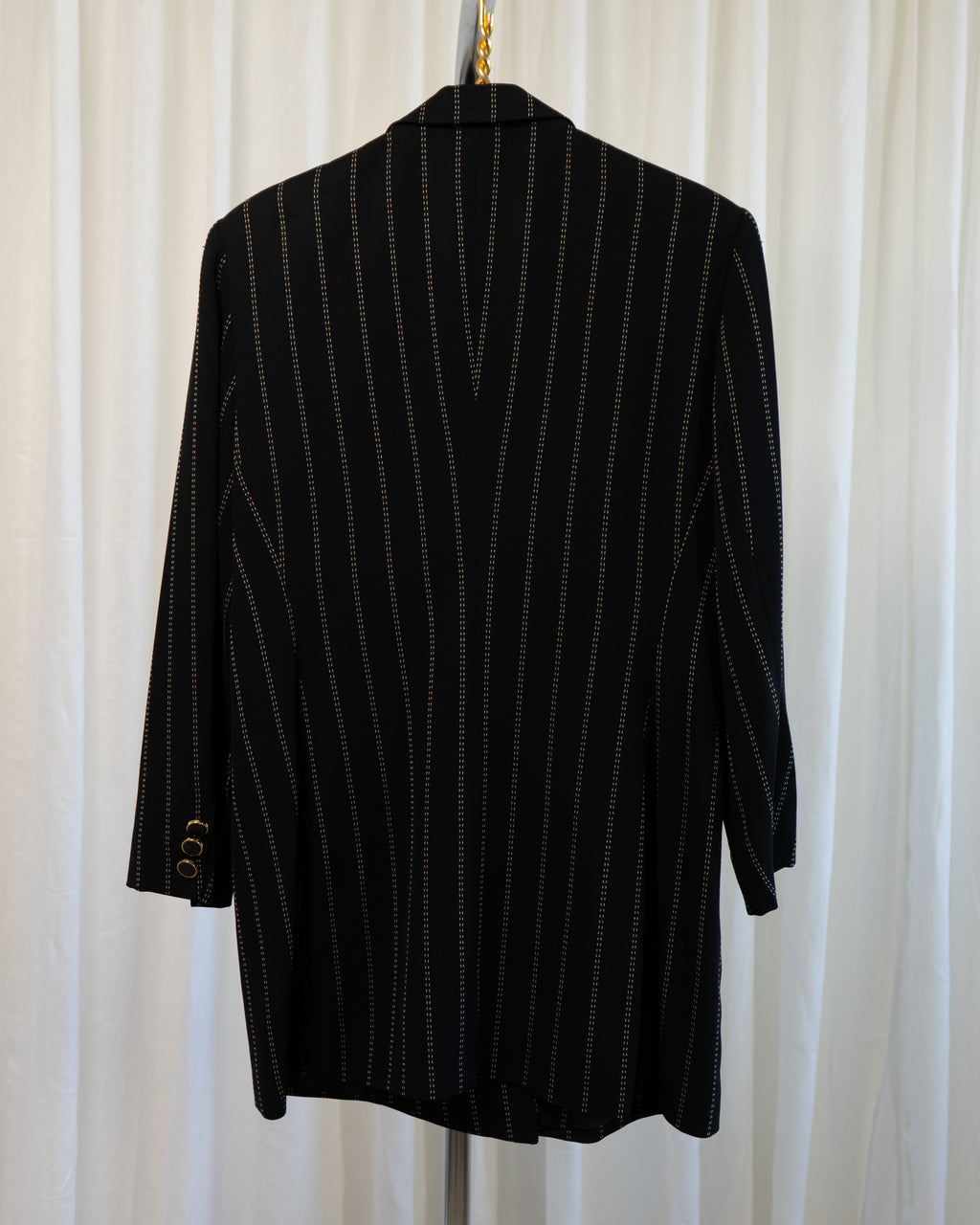 1980s Escada by Margaretha Ley Pinstriped Suit