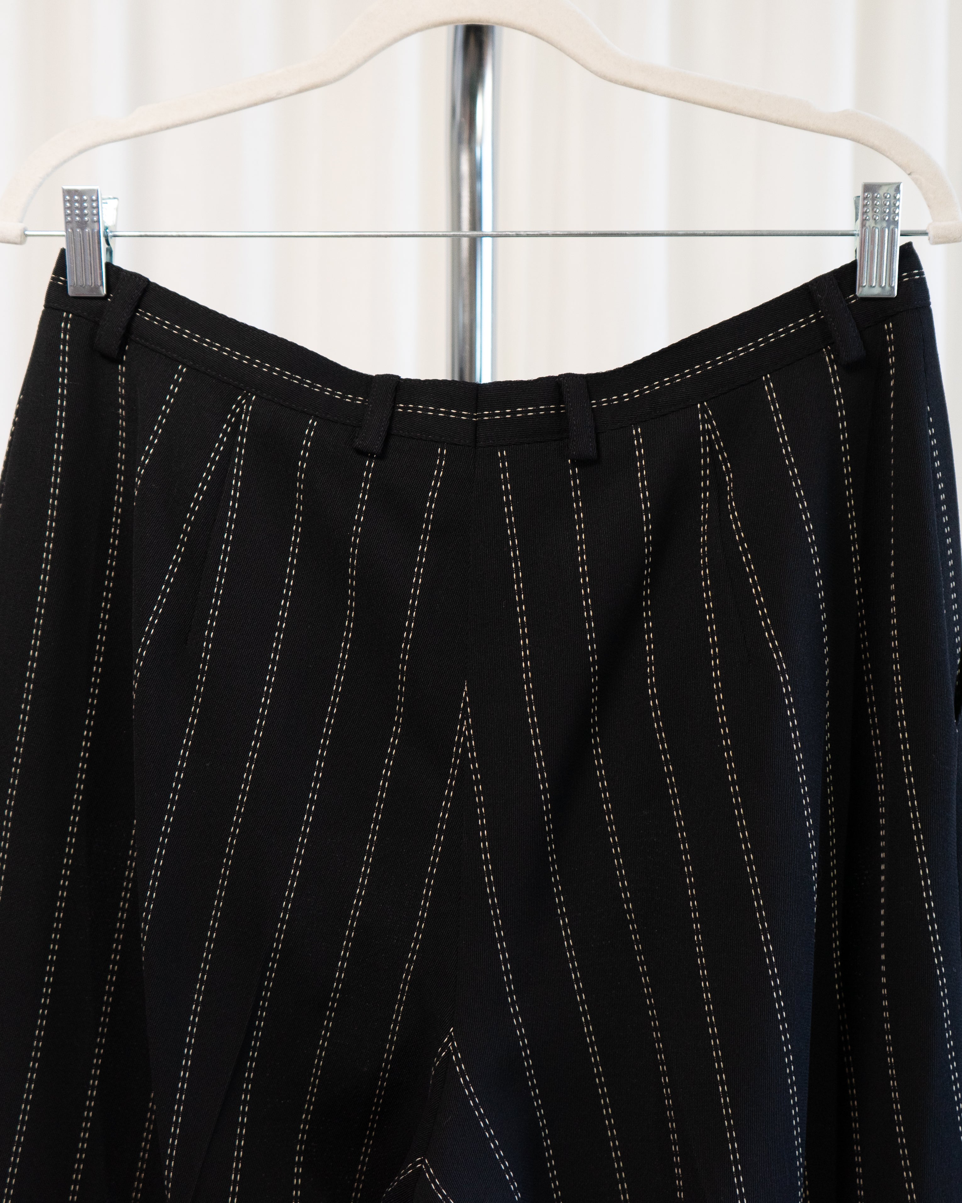 1980s Escada by Margaretha Ley Pinstriped Suit