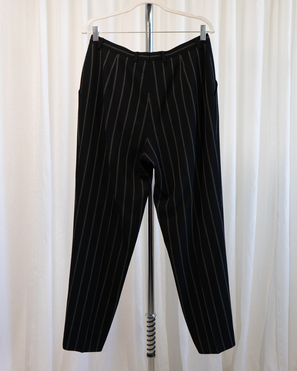 1980s Escada by Margaretha Ley Pinstriped Suit