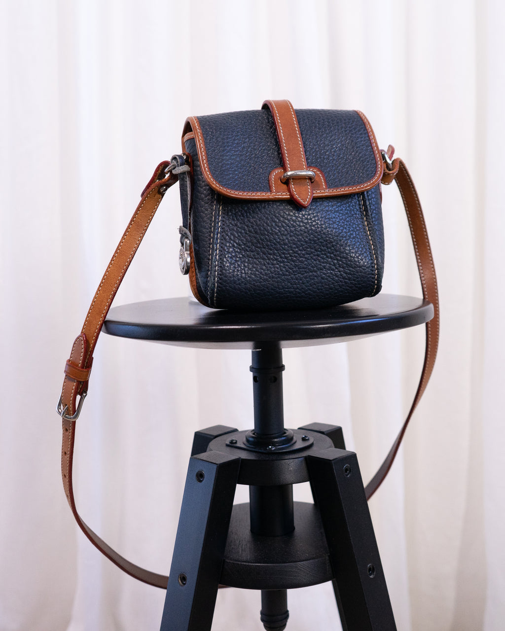 2000s Dooney & Bourke Blue Mini Shoulder Bag