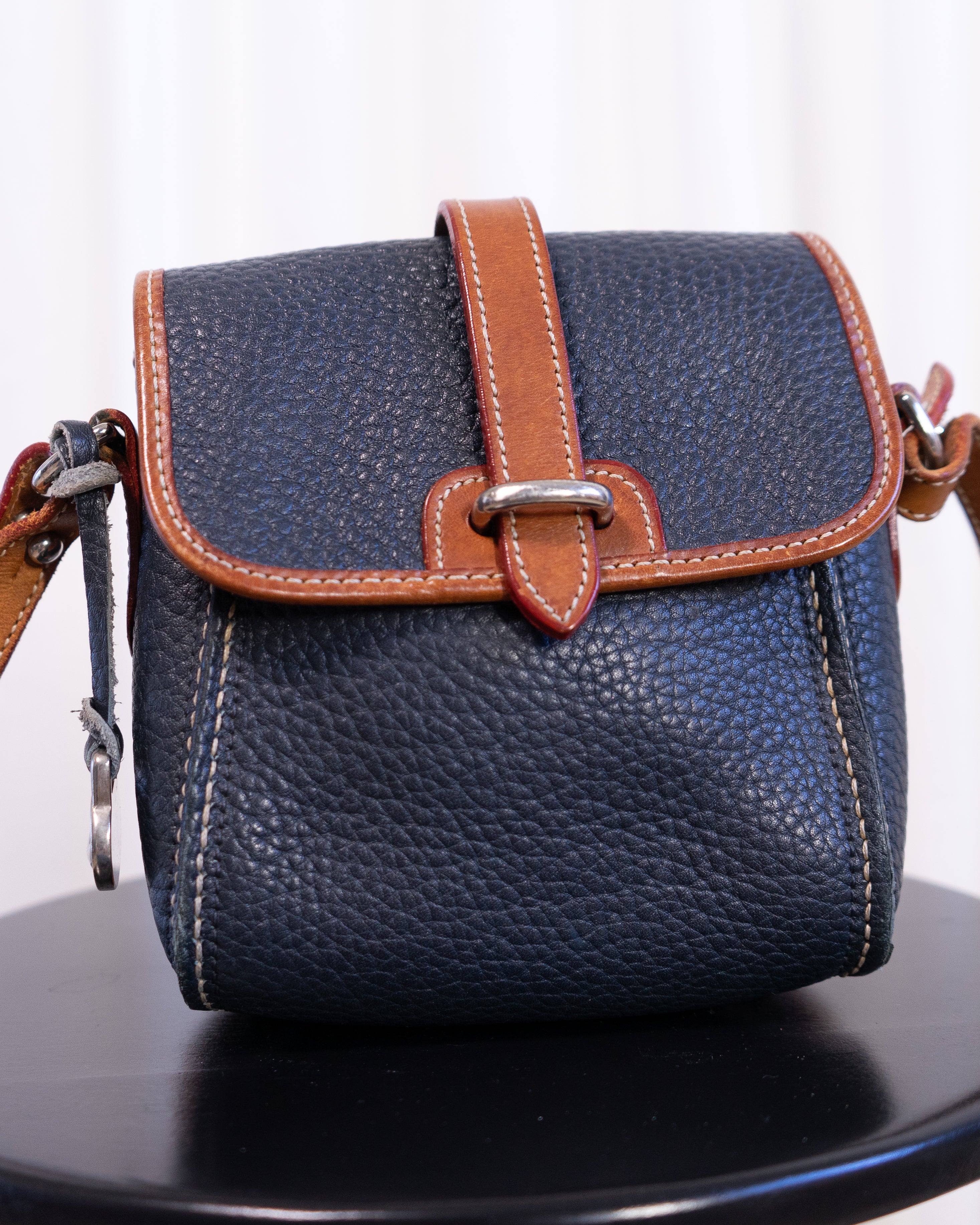 2000s Dooney & Bourke Blue Mini Shoulder Bag