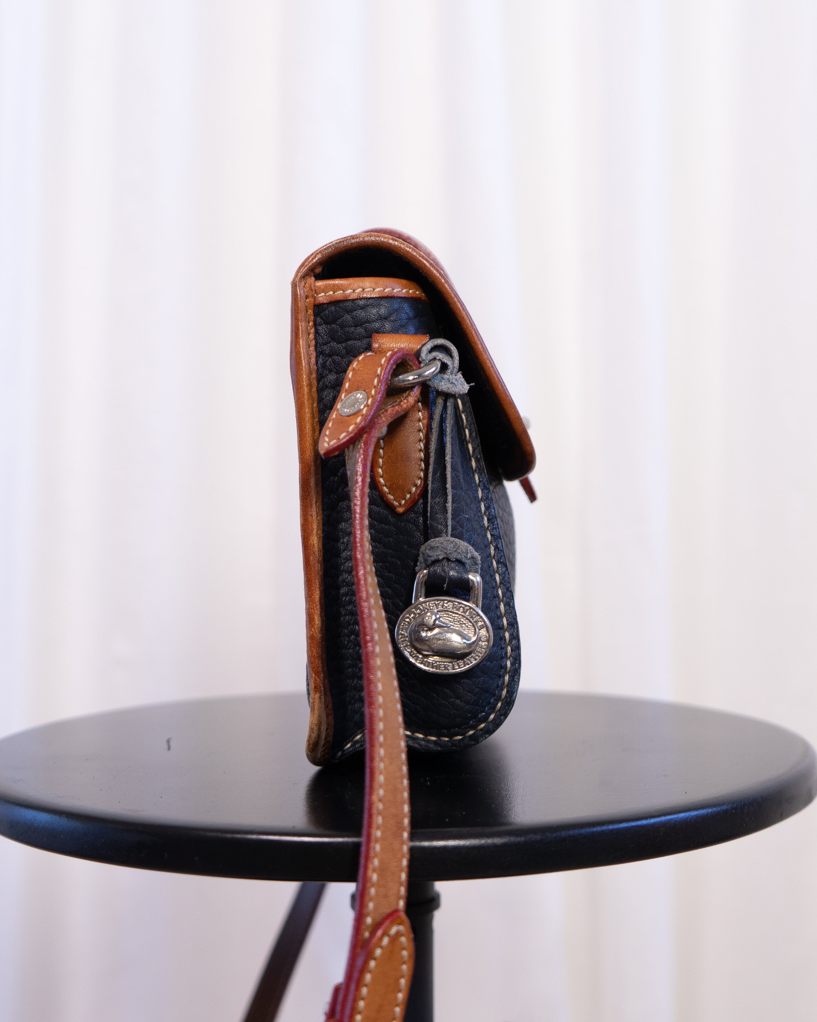 2000s Dooney & Bourke Blue Mini Shoulder Bag