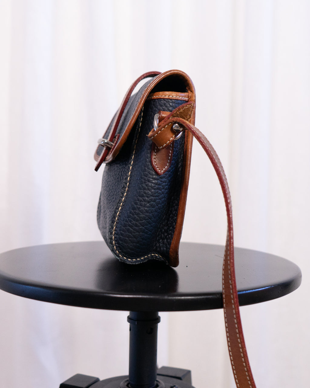 2000s Dooney & Bourke Blue Mini Shoulder Bag