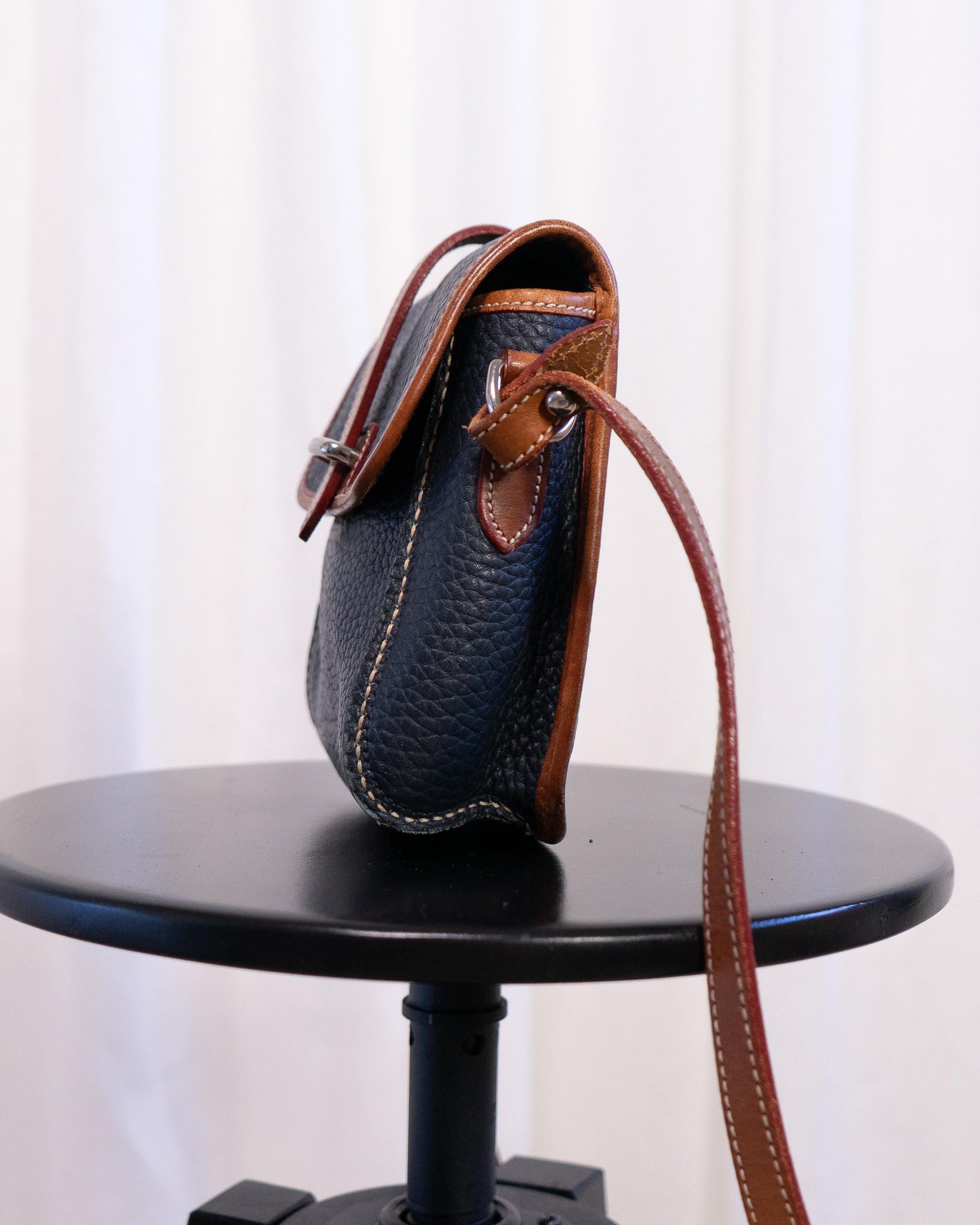 2000s Dooney & Bourke Blue Mini Shoulder Bag