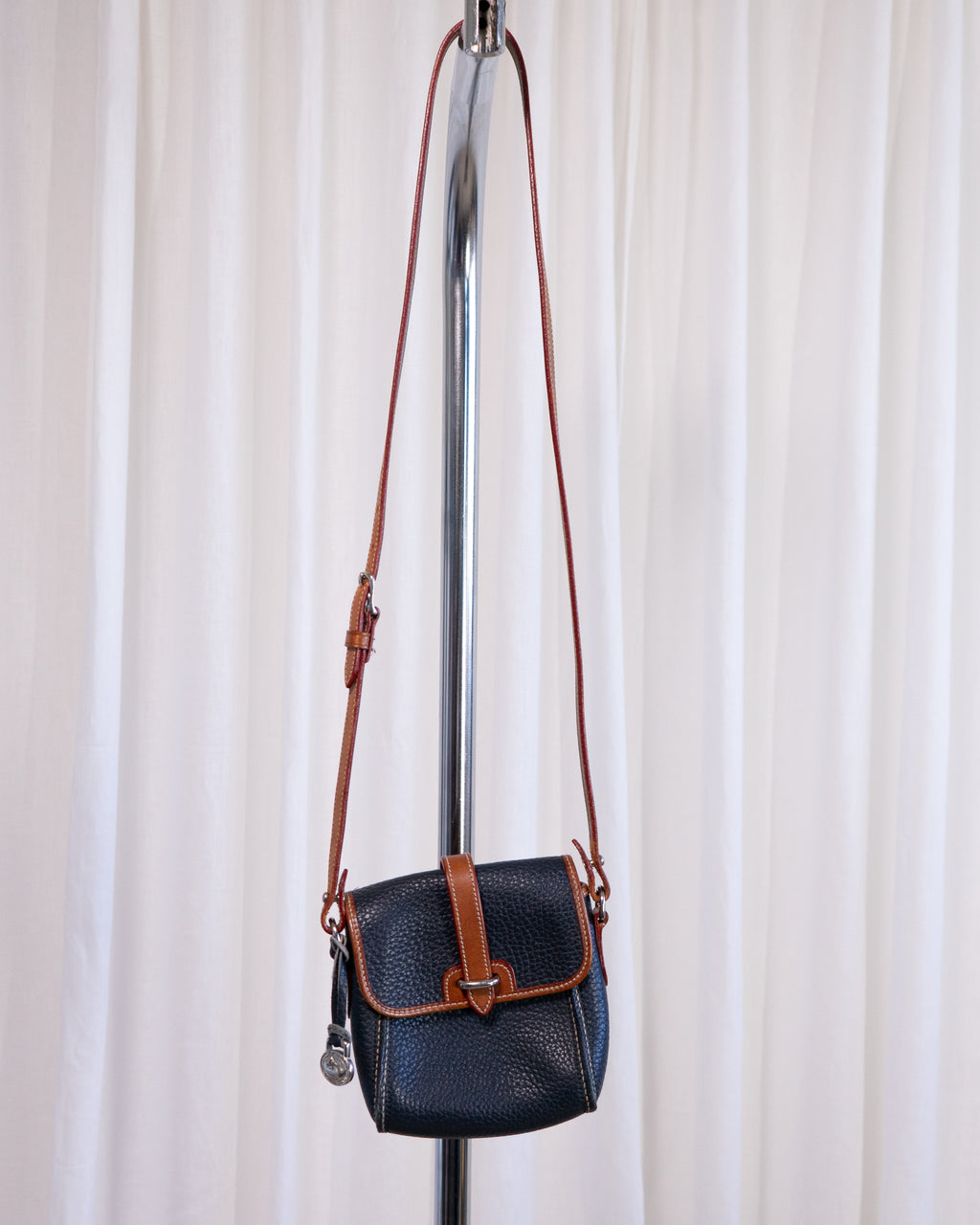 2000s Dooney & Bourke Blue Mini Shoulder Bag