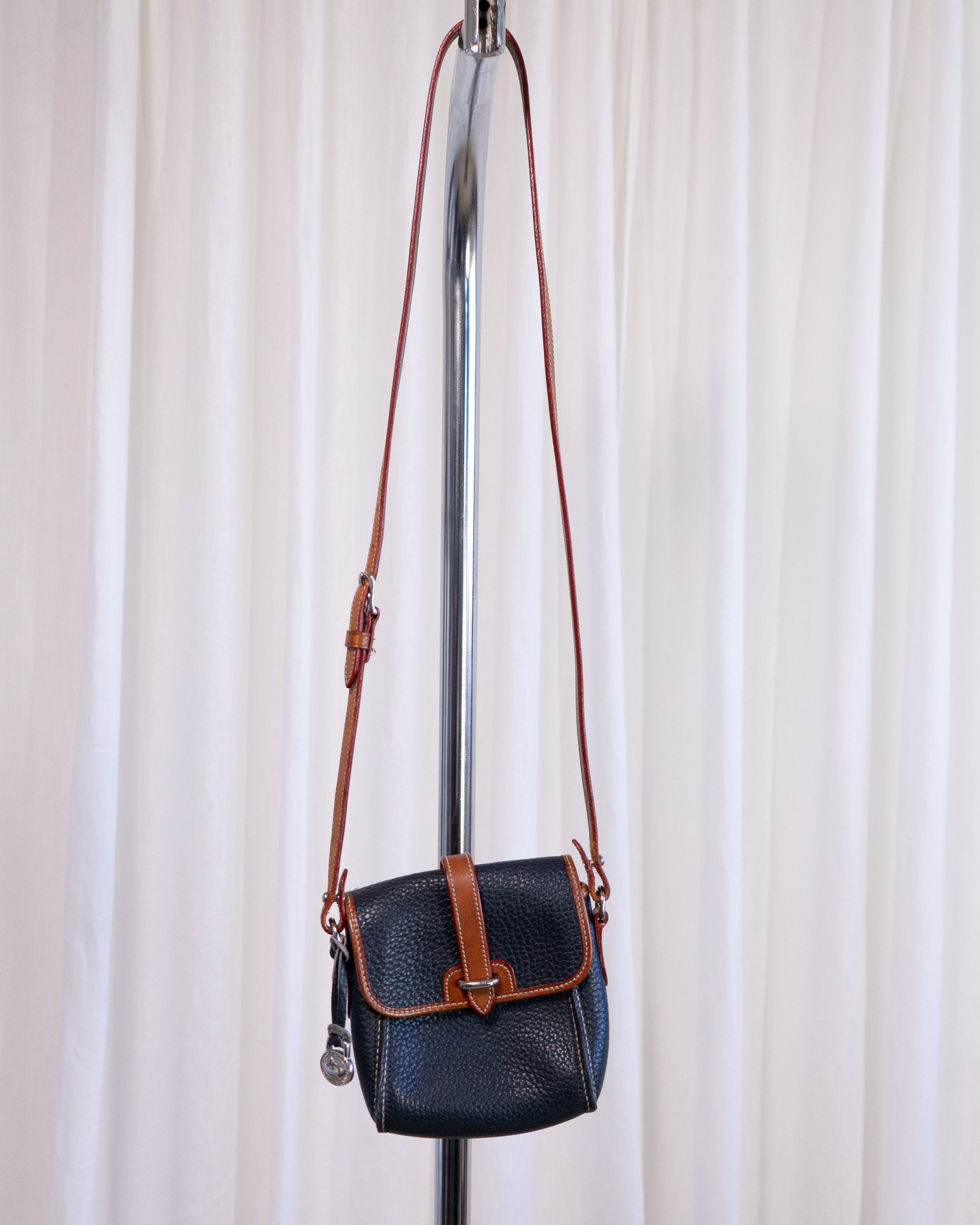 2000s Dooney & Bourke Blue Mini Shoulder Bag