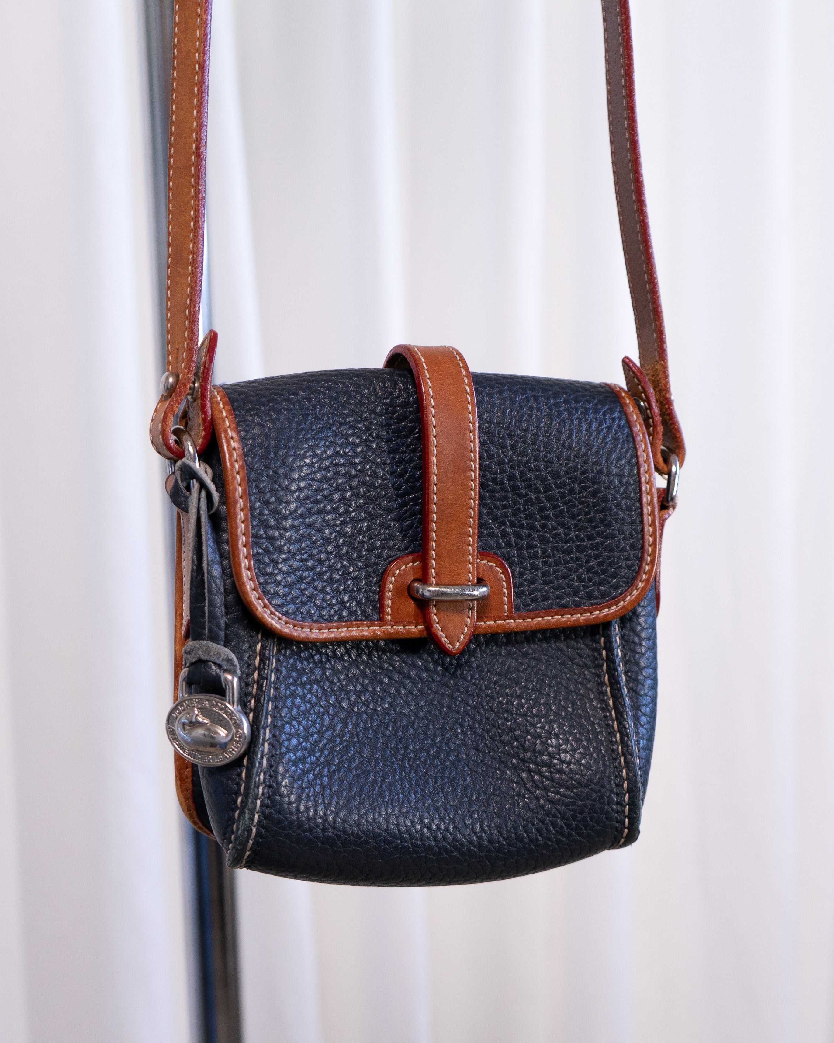 2000s Dooney & Bourke Blue Mini Shoulder Bag
