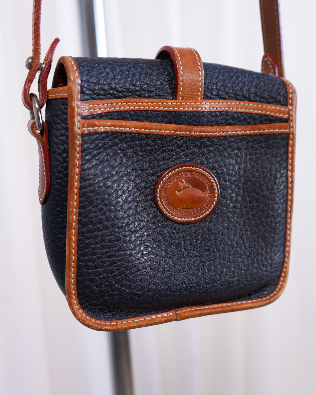 2000s Dooney & Bourke Blue Mini Shoulder Bag