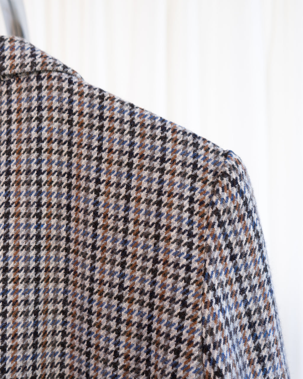 1980s Sag Harbor Houndstooth Plaid Blazer