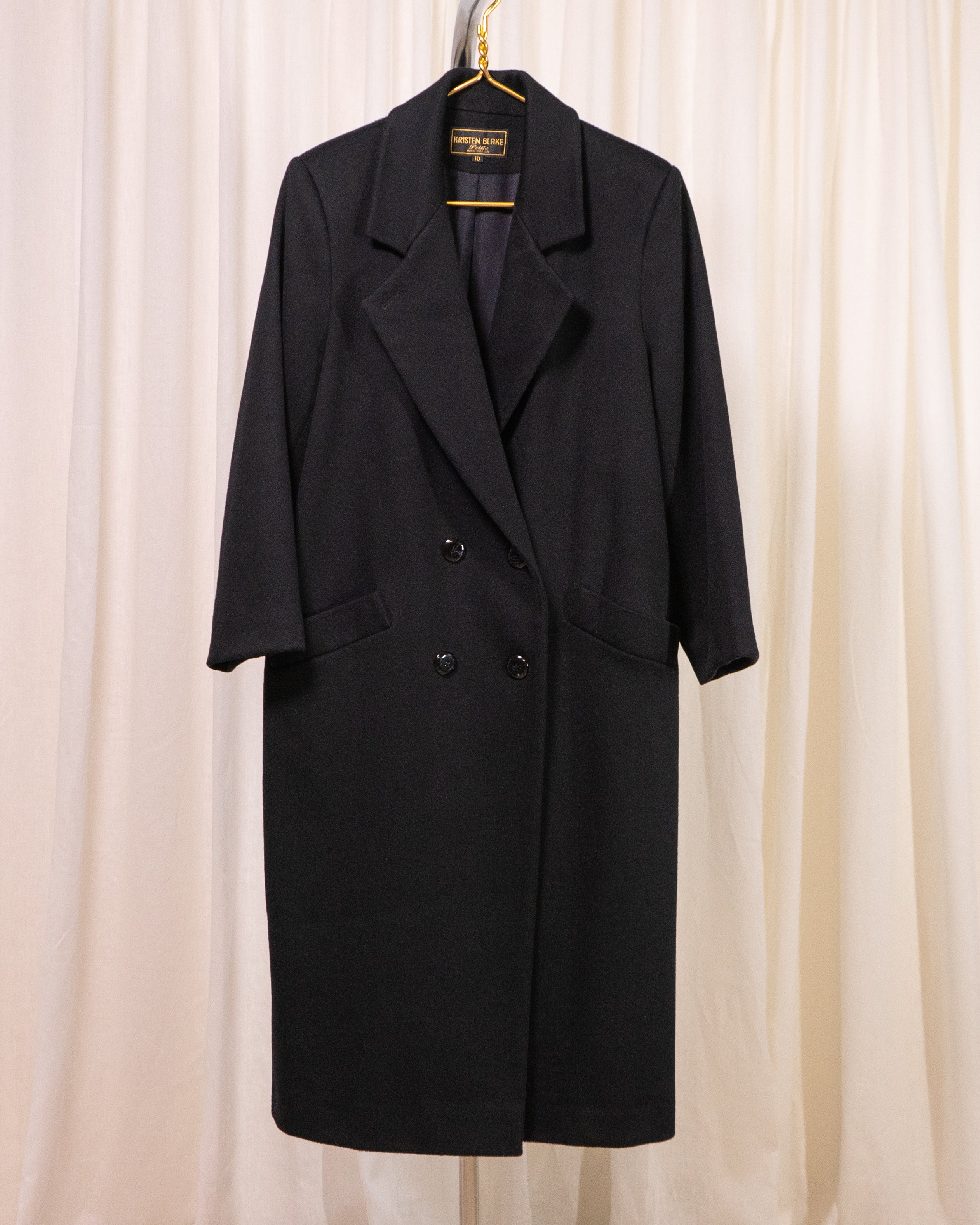 1980s Kristen Blake Wool Coat