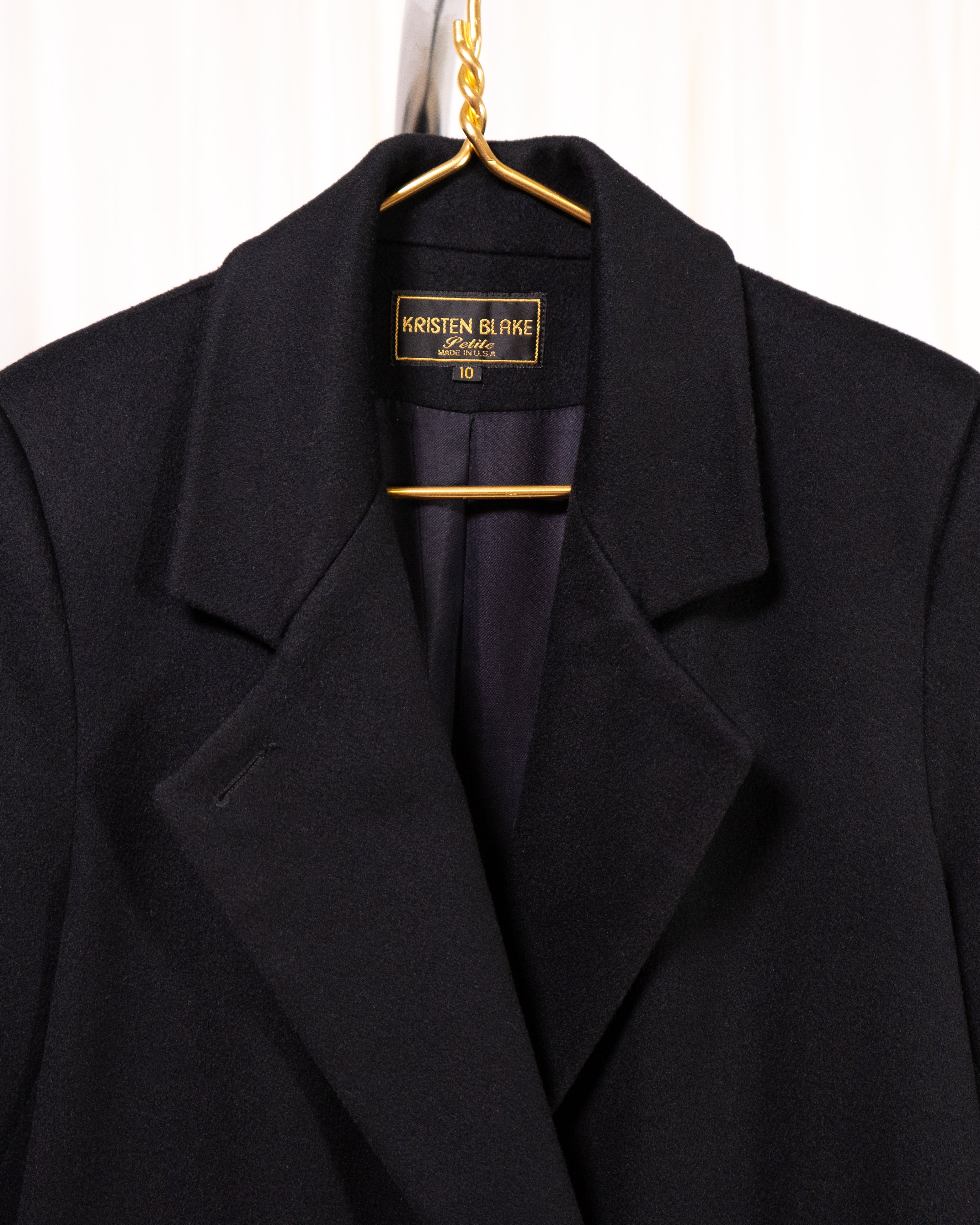 1980s Kristen Blake Wool Coat