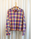 00s Hemmed Brooks Brother Regent Plaid OG Polo Button Down Shirt