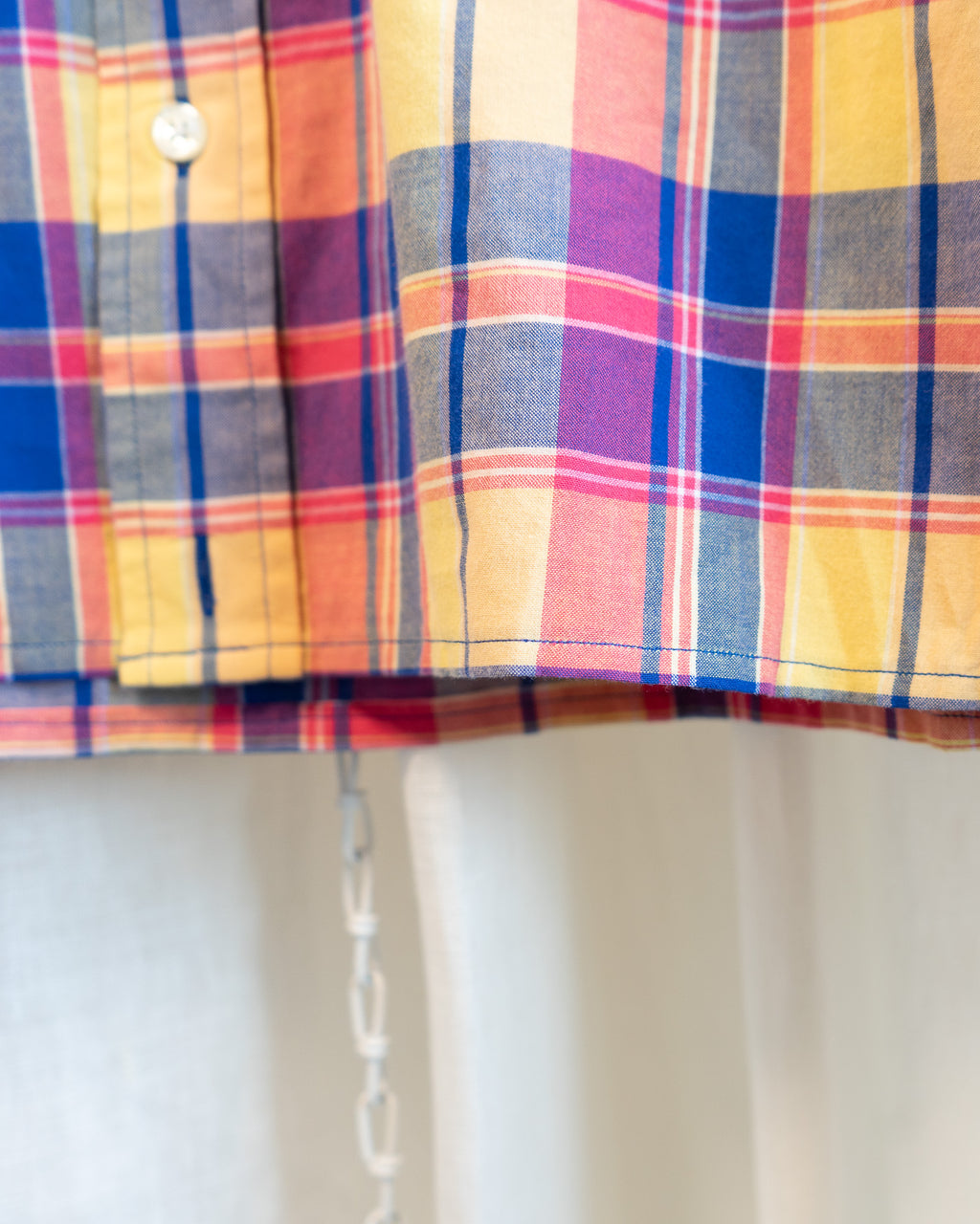 00s Hemmed Brooks Brother Regent Plaid OG Polo Button Down Shirt