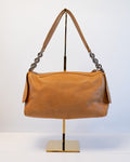 Tod's Lambskin Camel Leather Double Handle Tote Bag