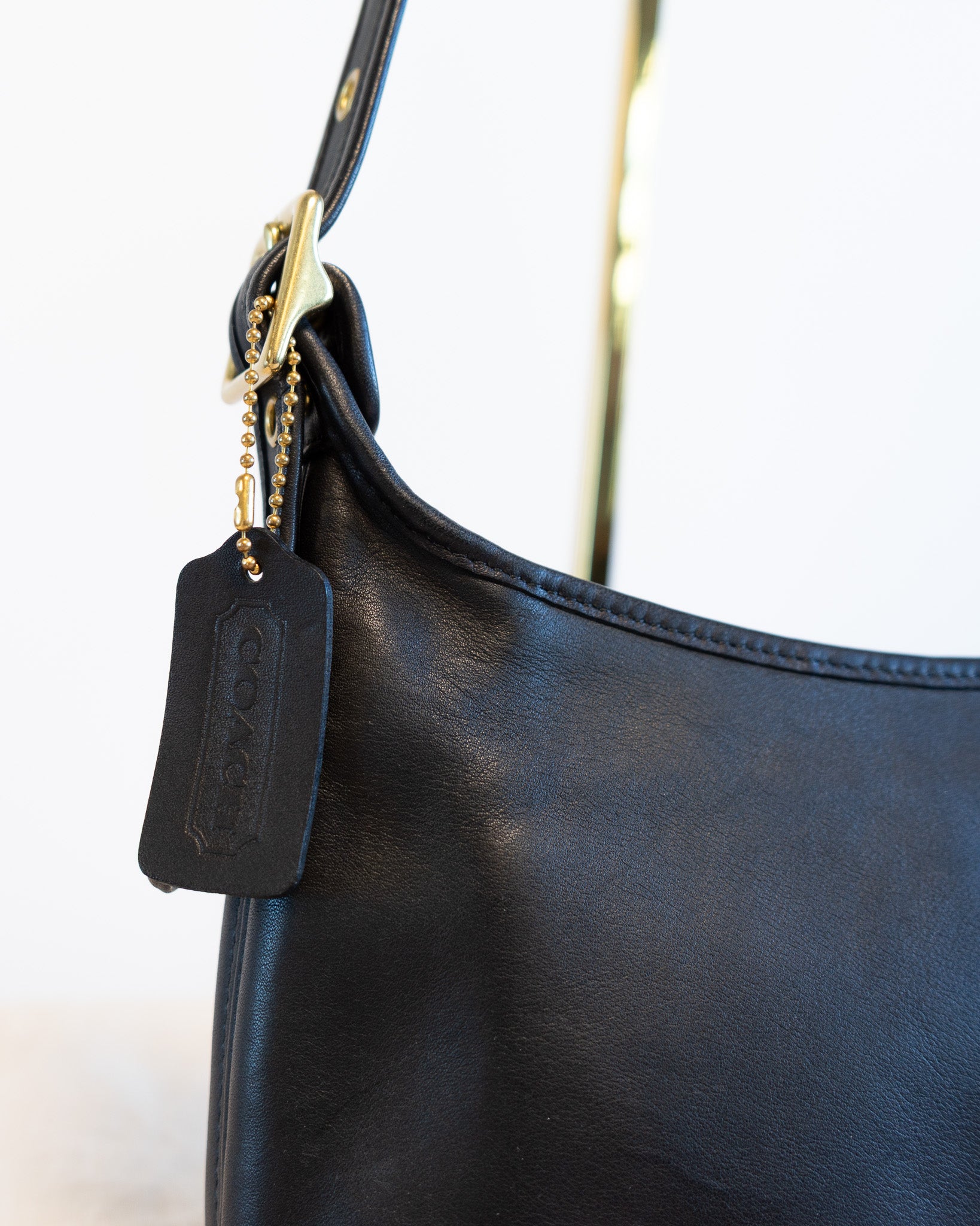 1992 Coach Legacy Bag in Black Leather