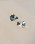 Sterling Silver Hammered Small Squiggle Earrings