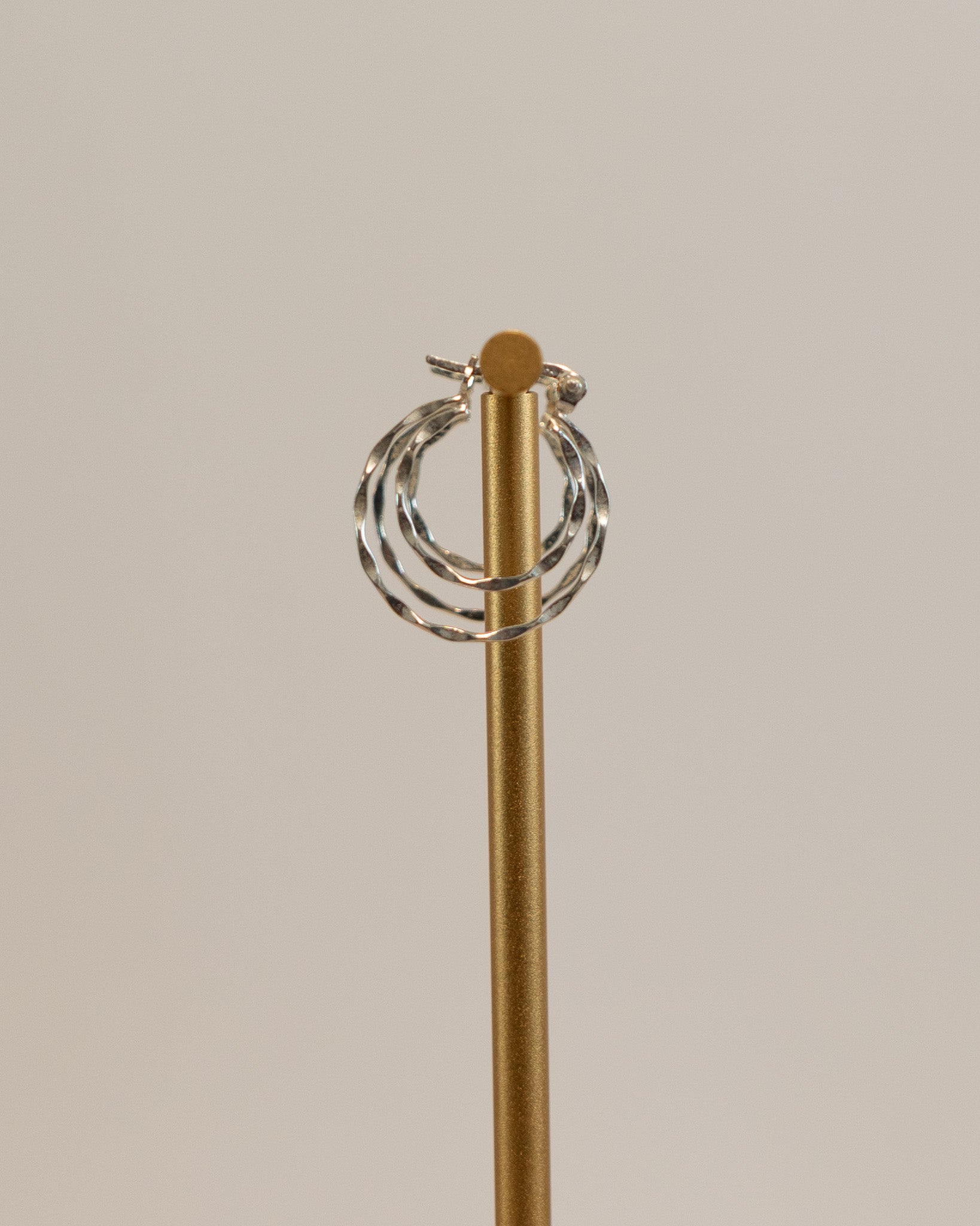 Sterling Silver Double Hoops