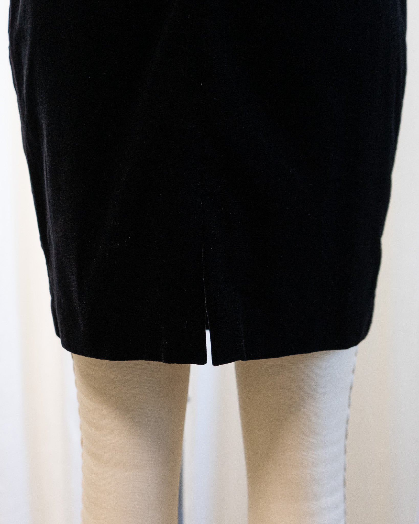 90s Black Velvet & Pink Oversized Bow Straps Mini Dress