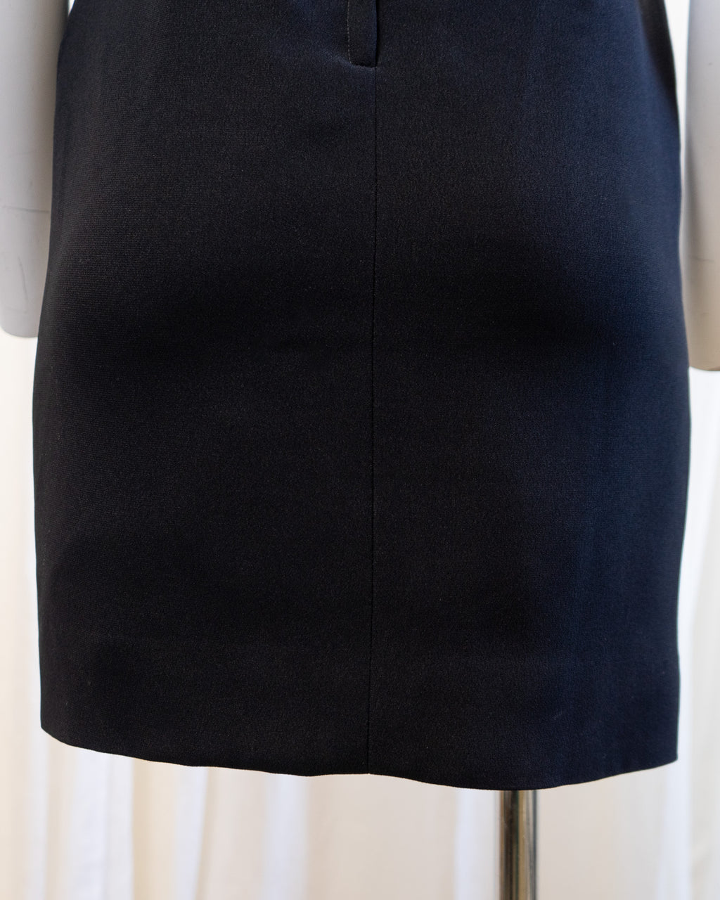 80s Victor Costa Bergdorf Goodman Black Roses & Bows Mini Dress