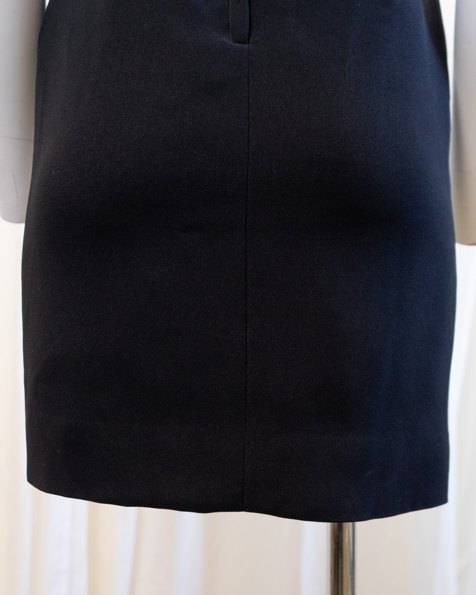 80s Victor Costa Bergdorf Goodman Black Roses & Bows Mini Dress