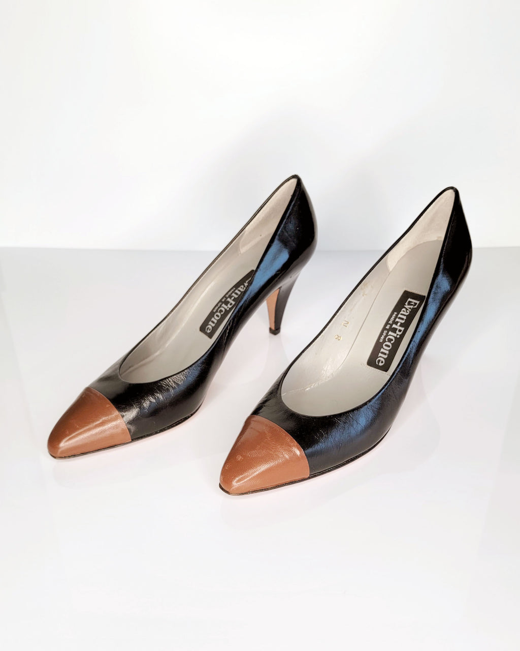 1980s Evan-Picone Cap Toe Heels