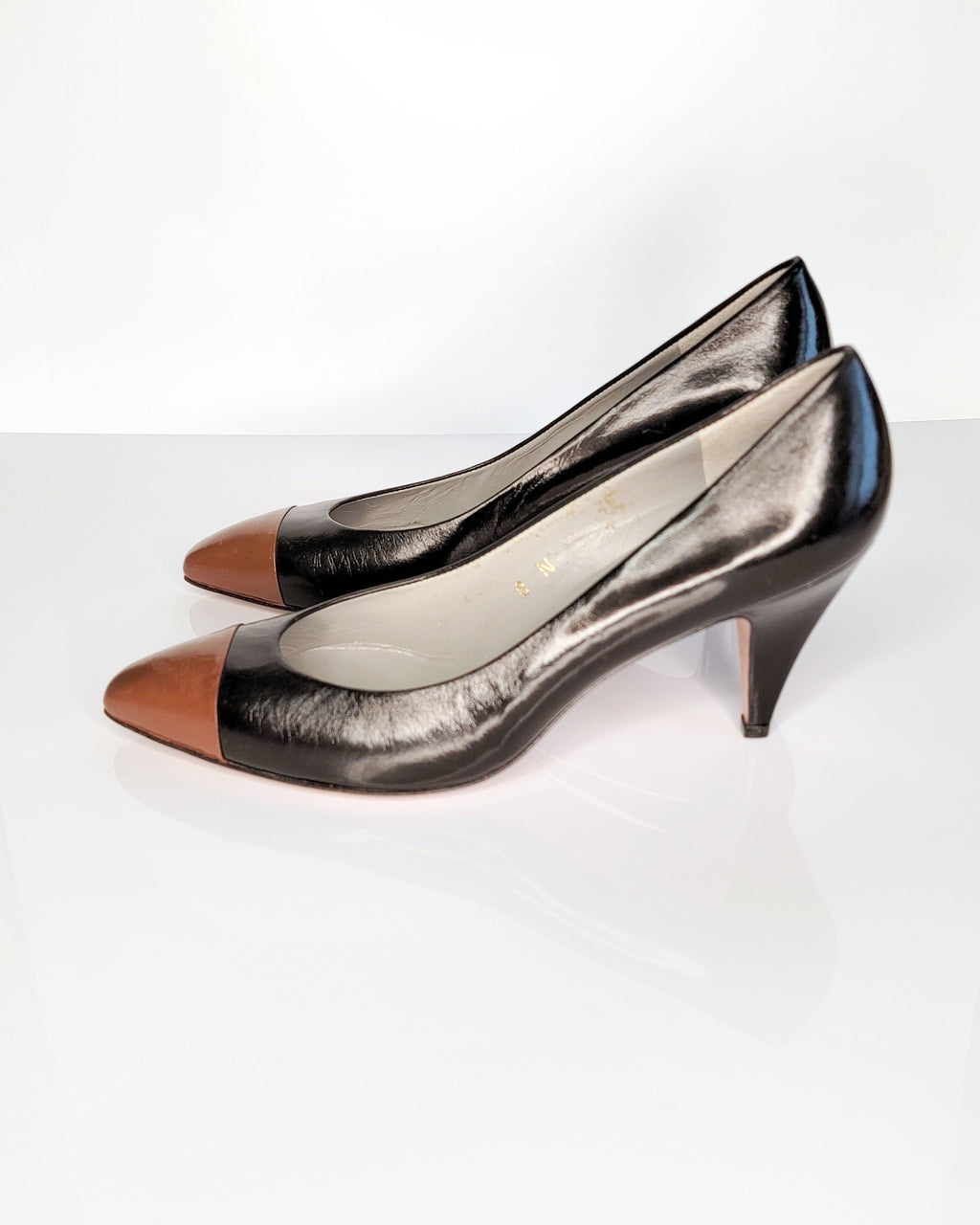 1980s Evan-Picone Cap Toe Heels