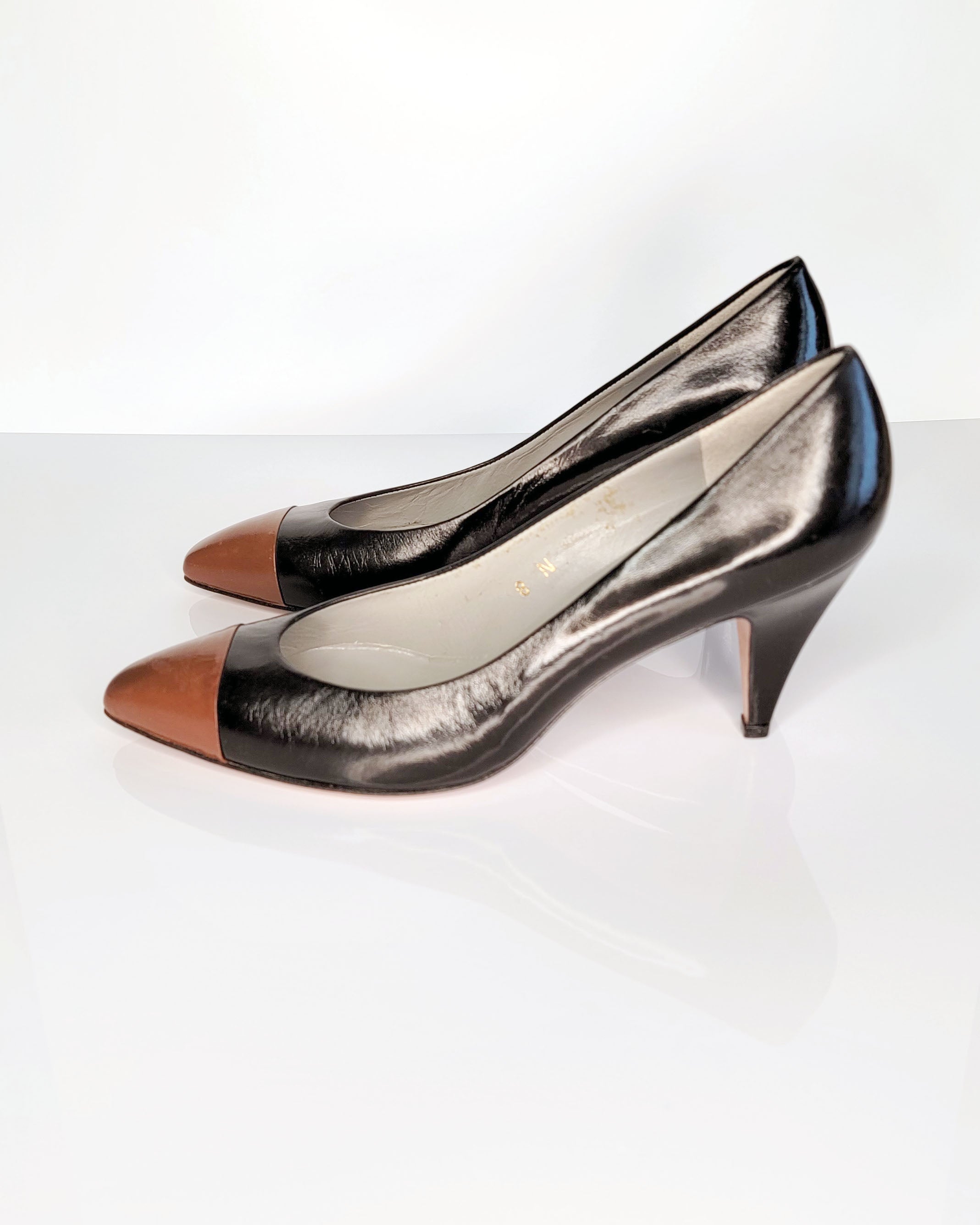 1980s Evan-Picone Cap Toe Heels