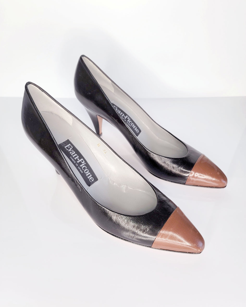 1980s Evan-Picone Cap Toe Heels