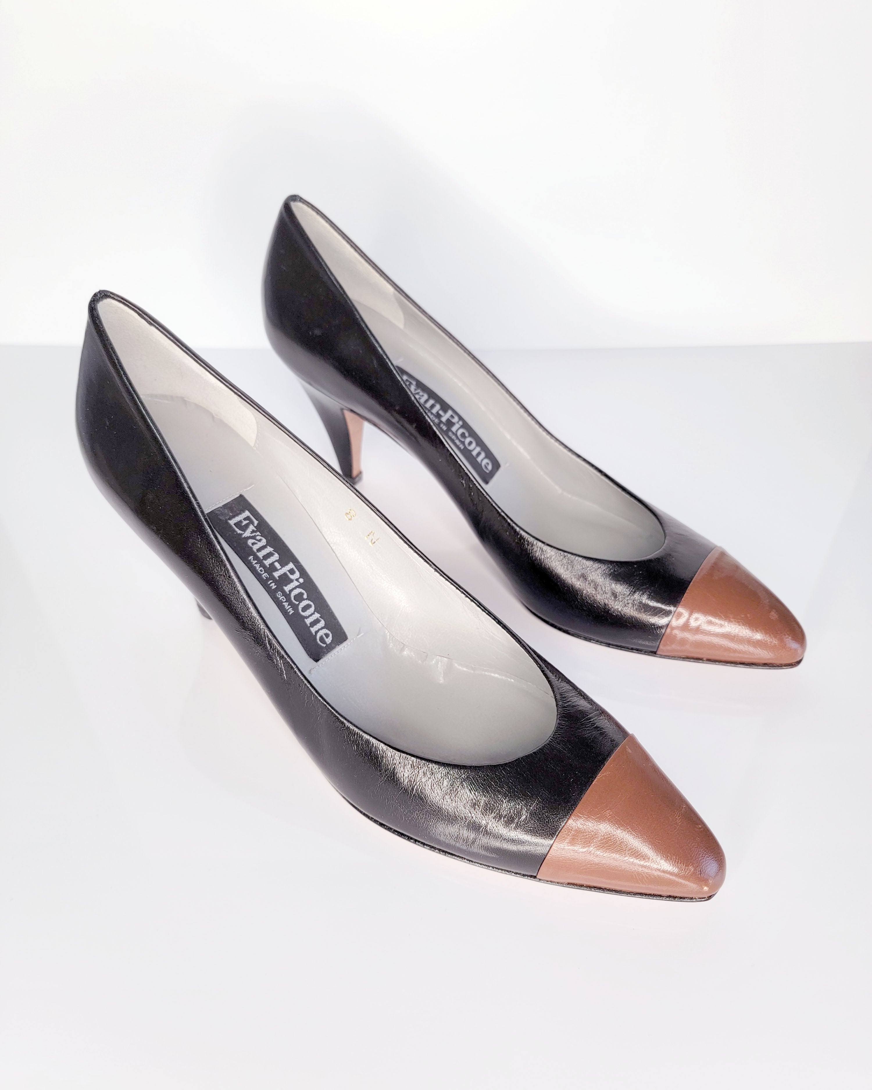 1980s Evan-Picone Cap Toe Heels