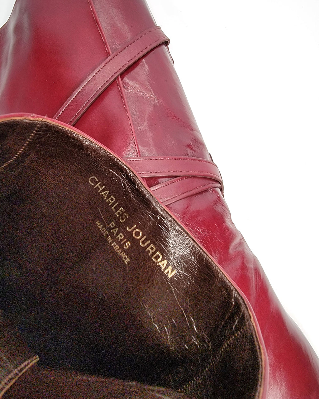 1980s Charles Jourdan Havana Knee High Boots