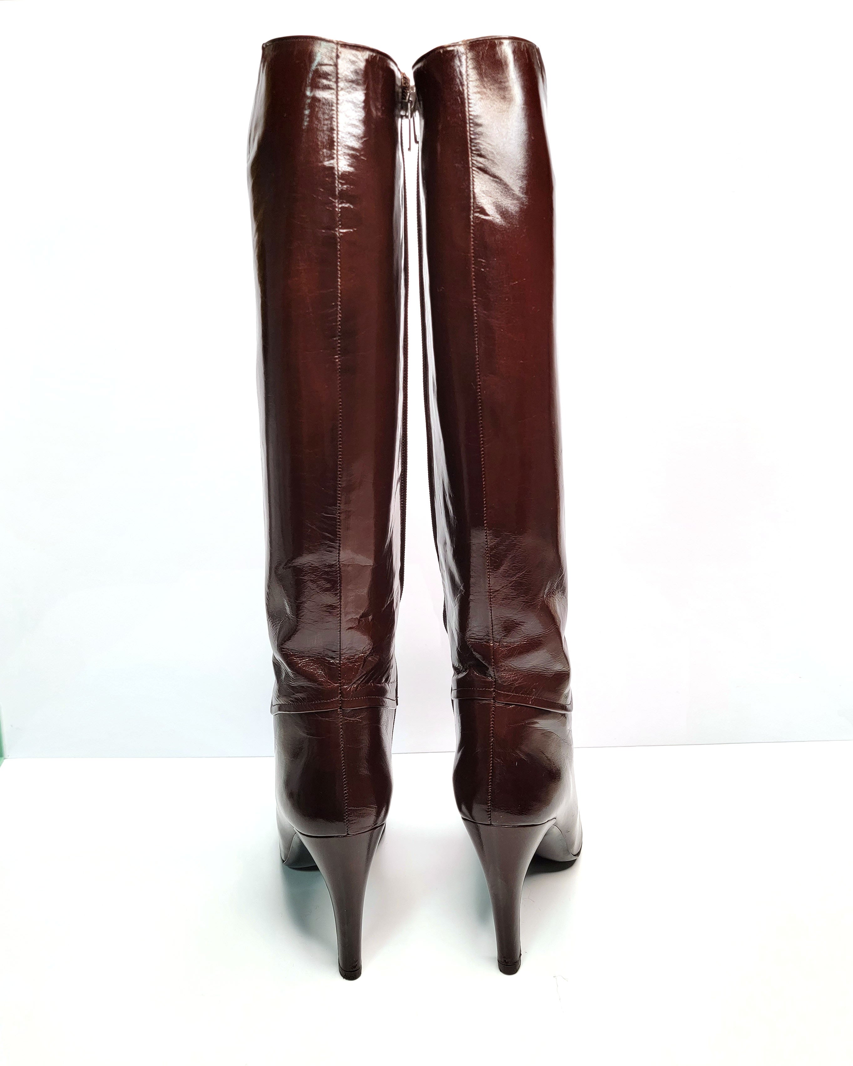 1980s Charles Jourdan Veronique Knee High Boots
