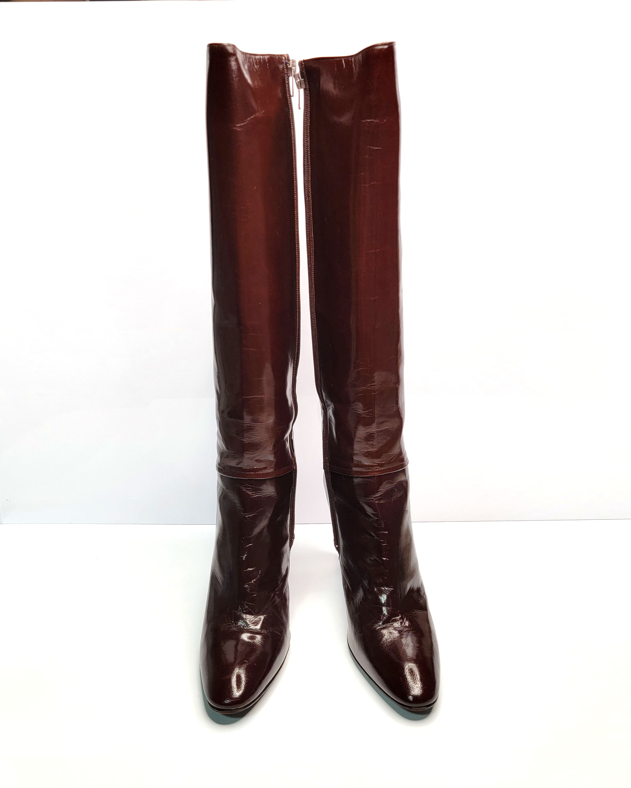 1980s Charles Jourdan Veronique Knee High Boots