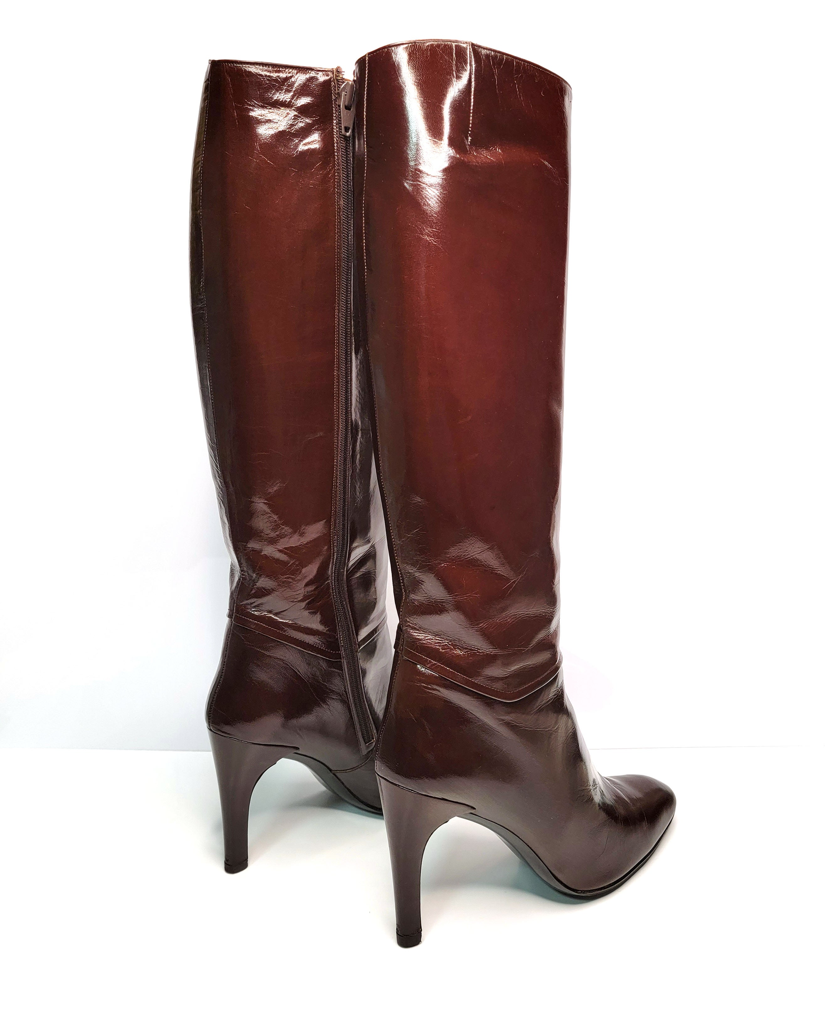 1980s Charles Jourdan Veronique Knee High Boots