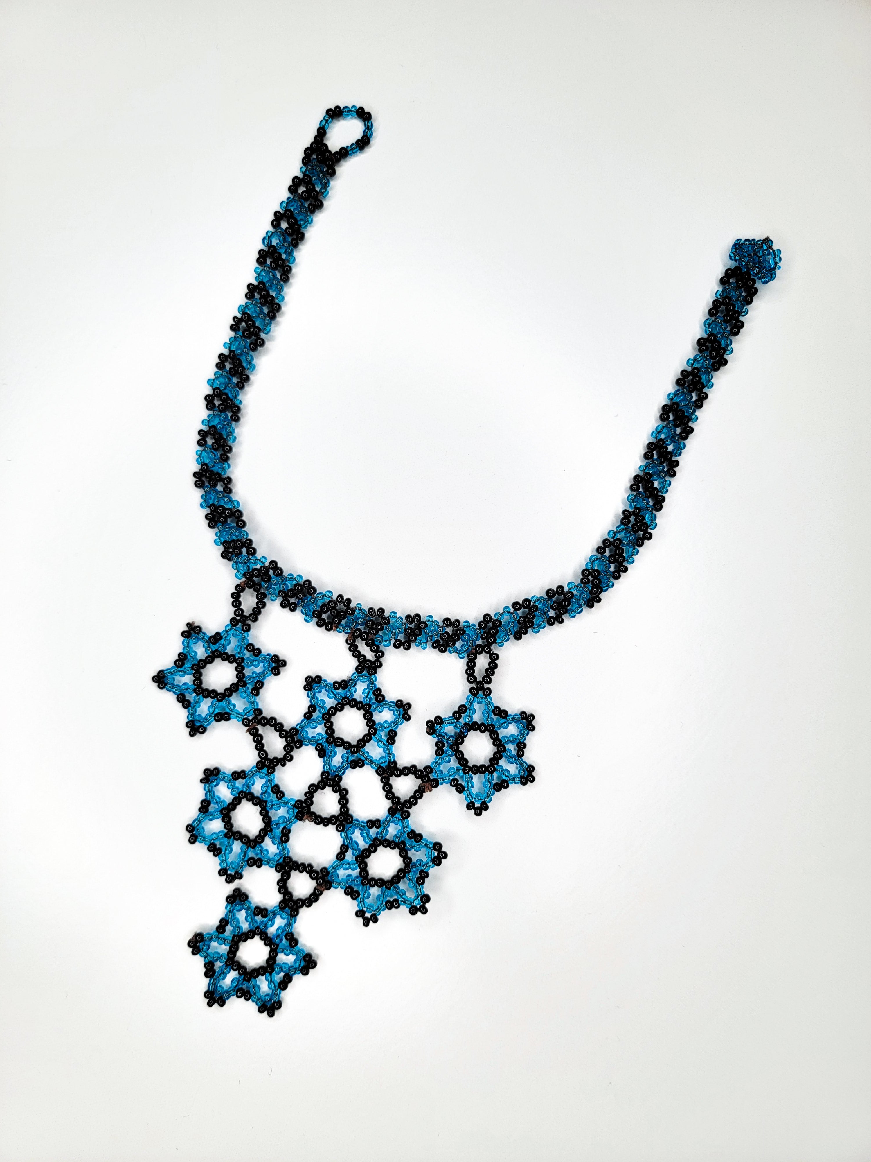 1960s Beaded Festoon Necklace