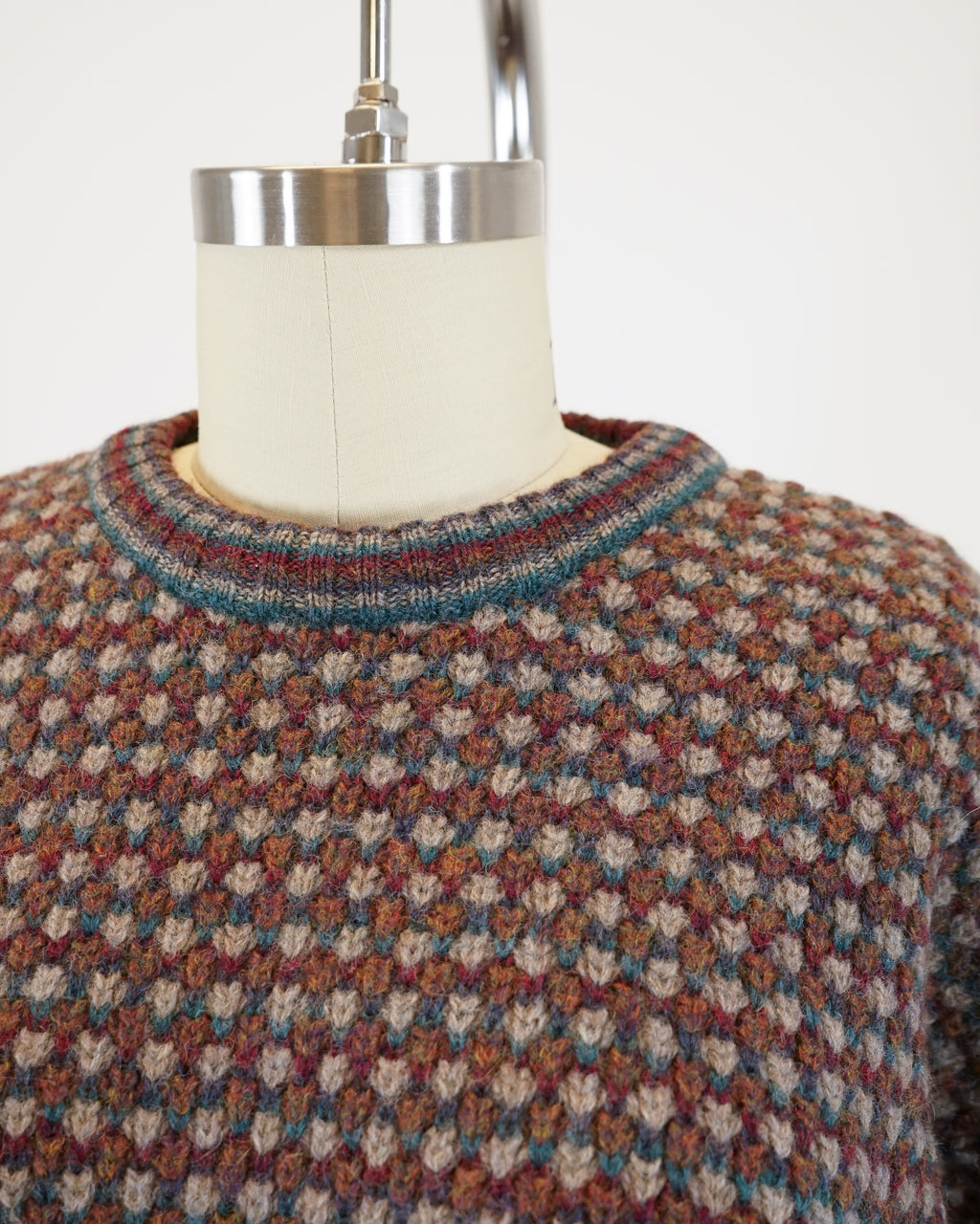 1990s Textured Crewneck Sweater