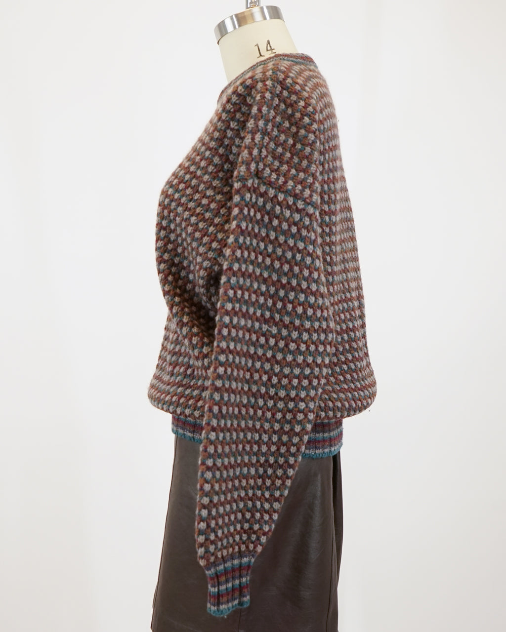 1990s Textured Crewneck Sweater