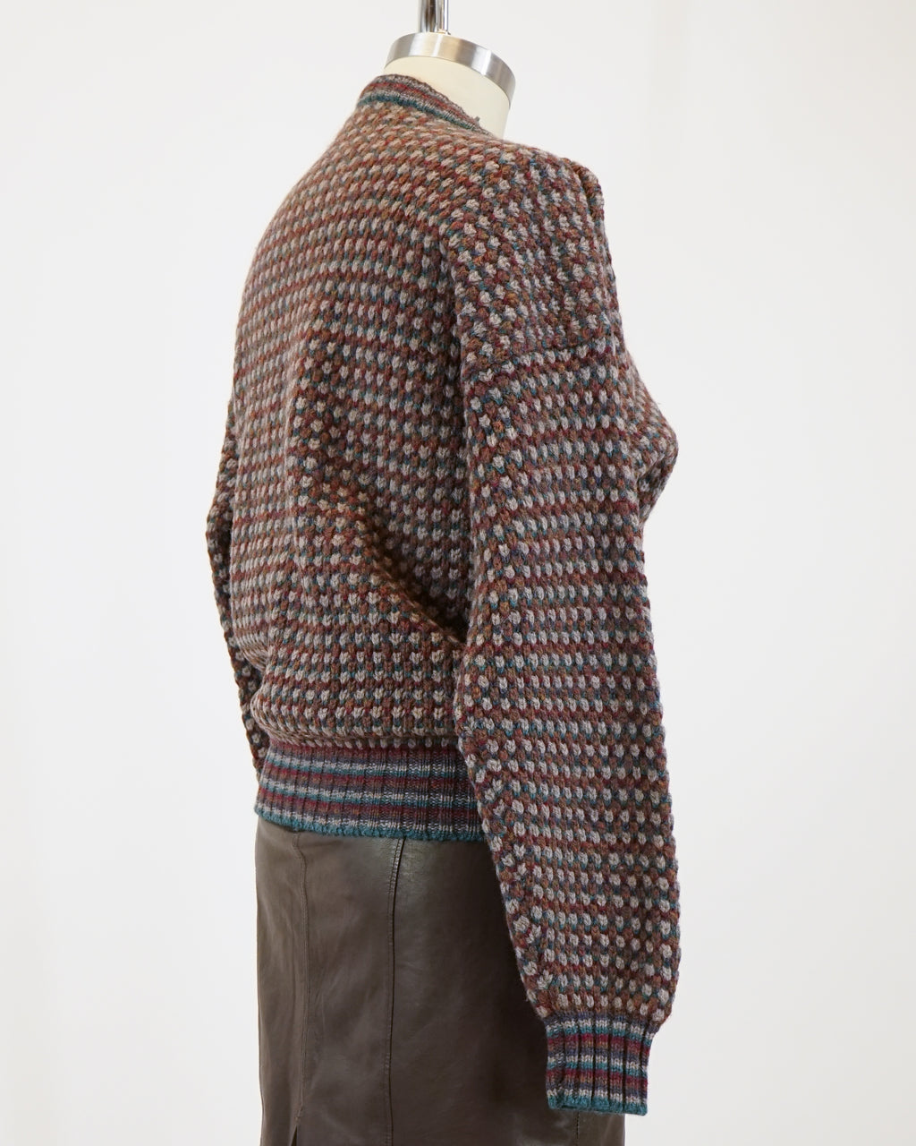 1990s Textured Crewneck Sweater