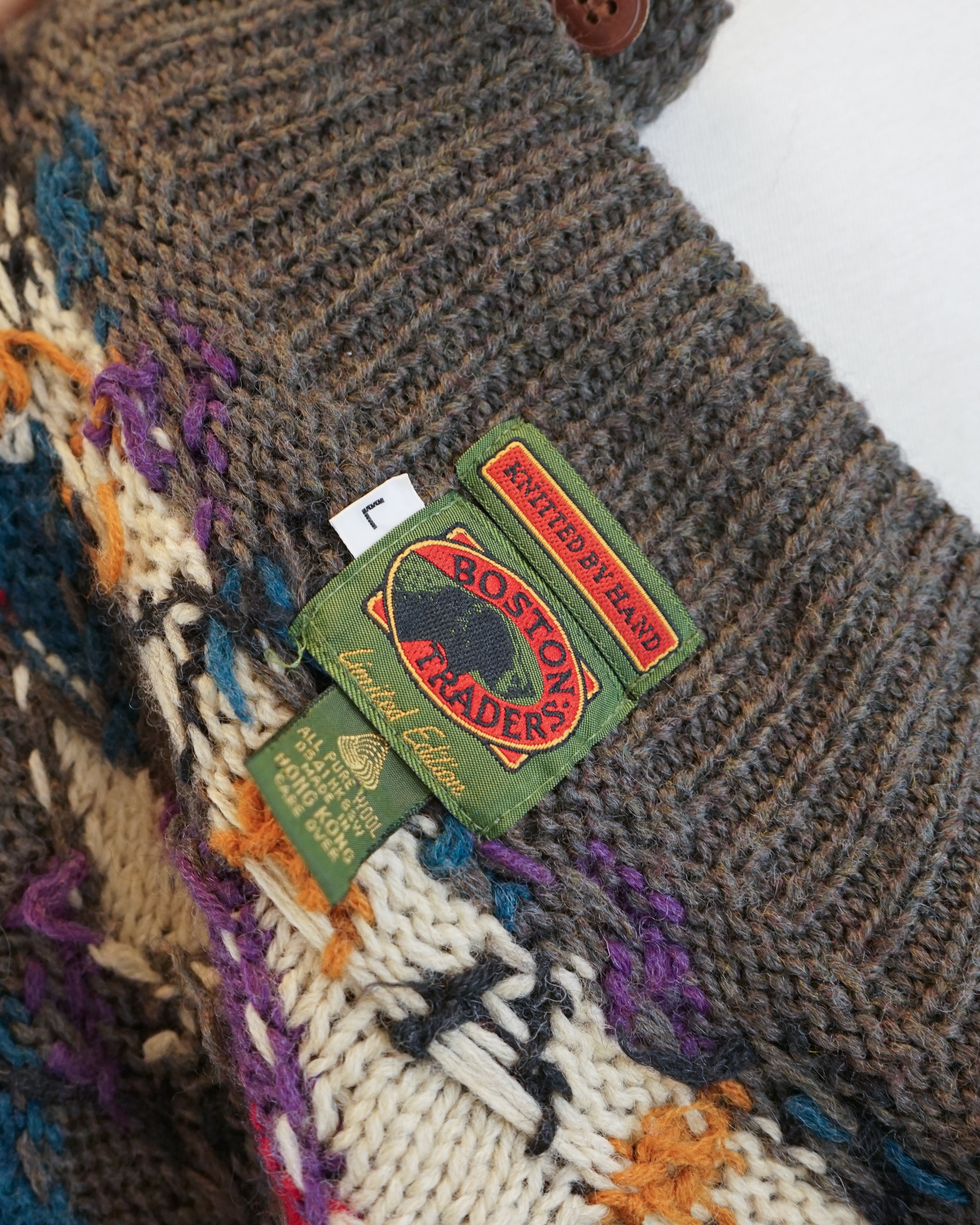 1990s Hand Knit Popover Sweater