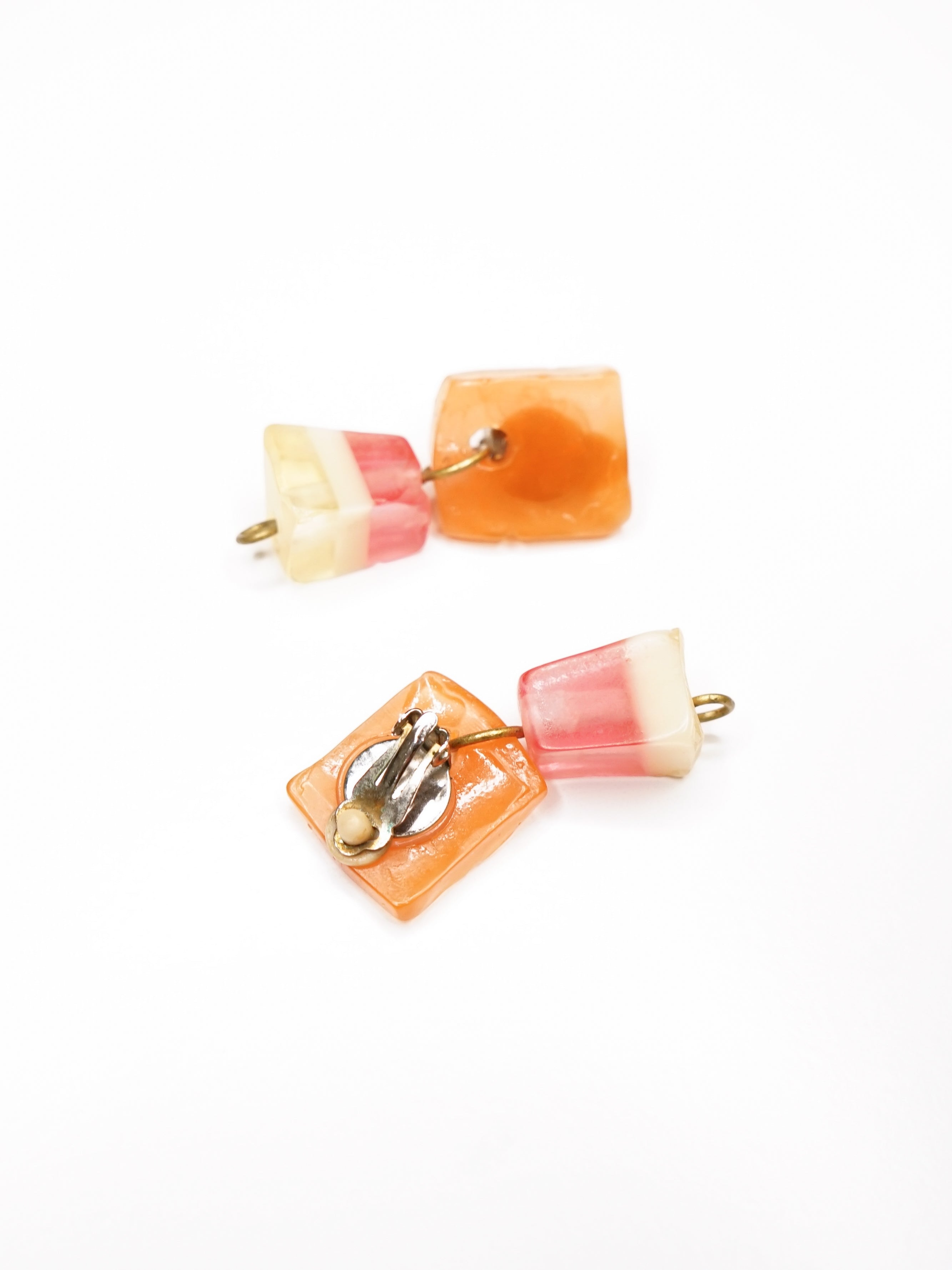 1980s Candy Shaped Earrings